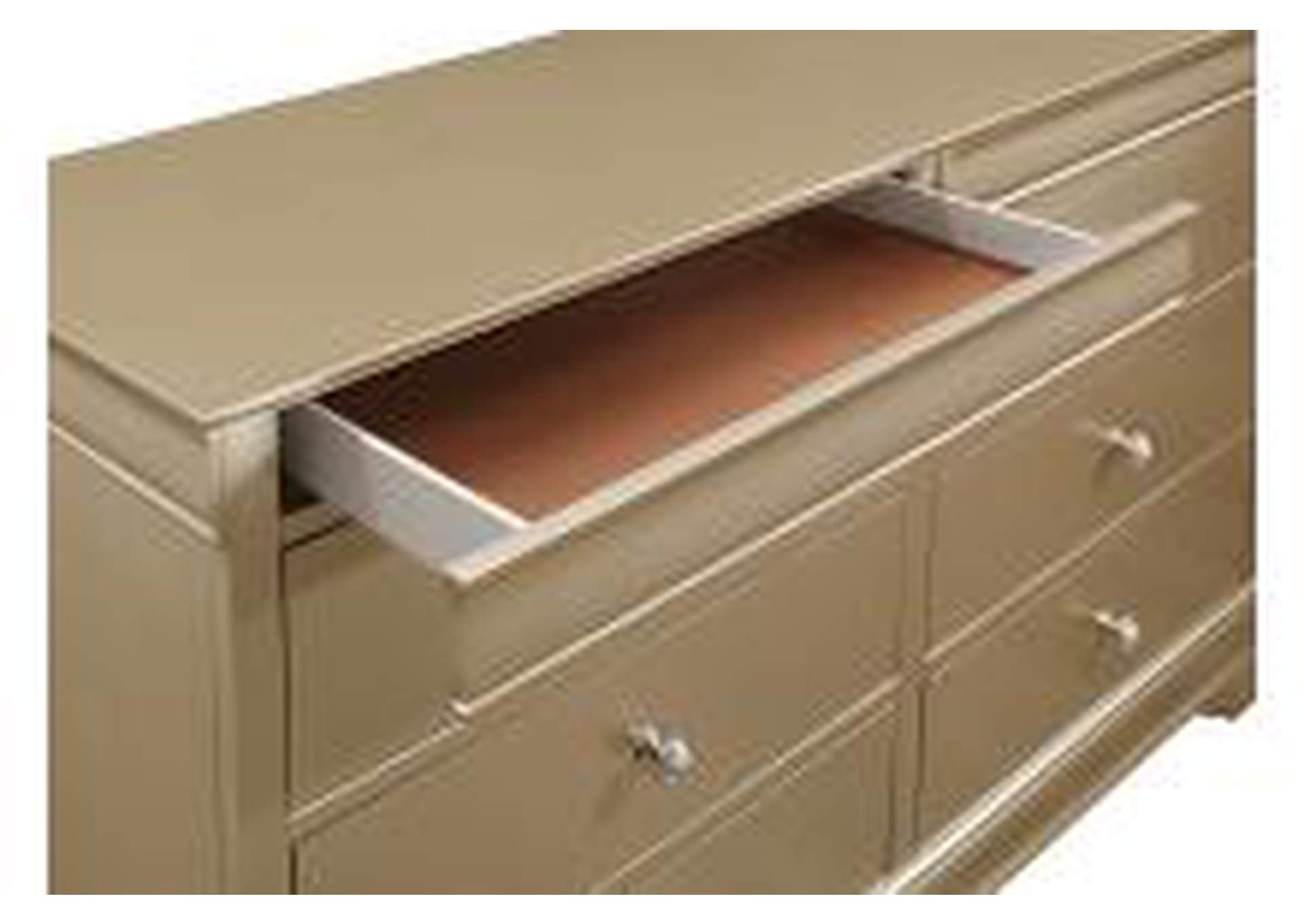 Abbeville Dresser, Two Hidden Drawers,Homelegance