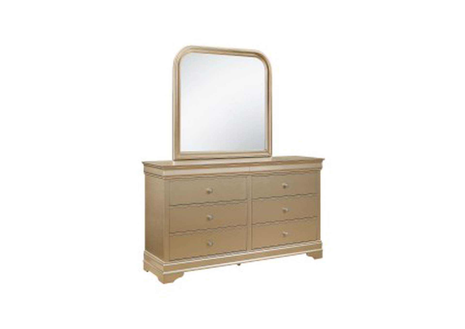 Abbeville Dresser, Two Hidden Drawers,Homelegance