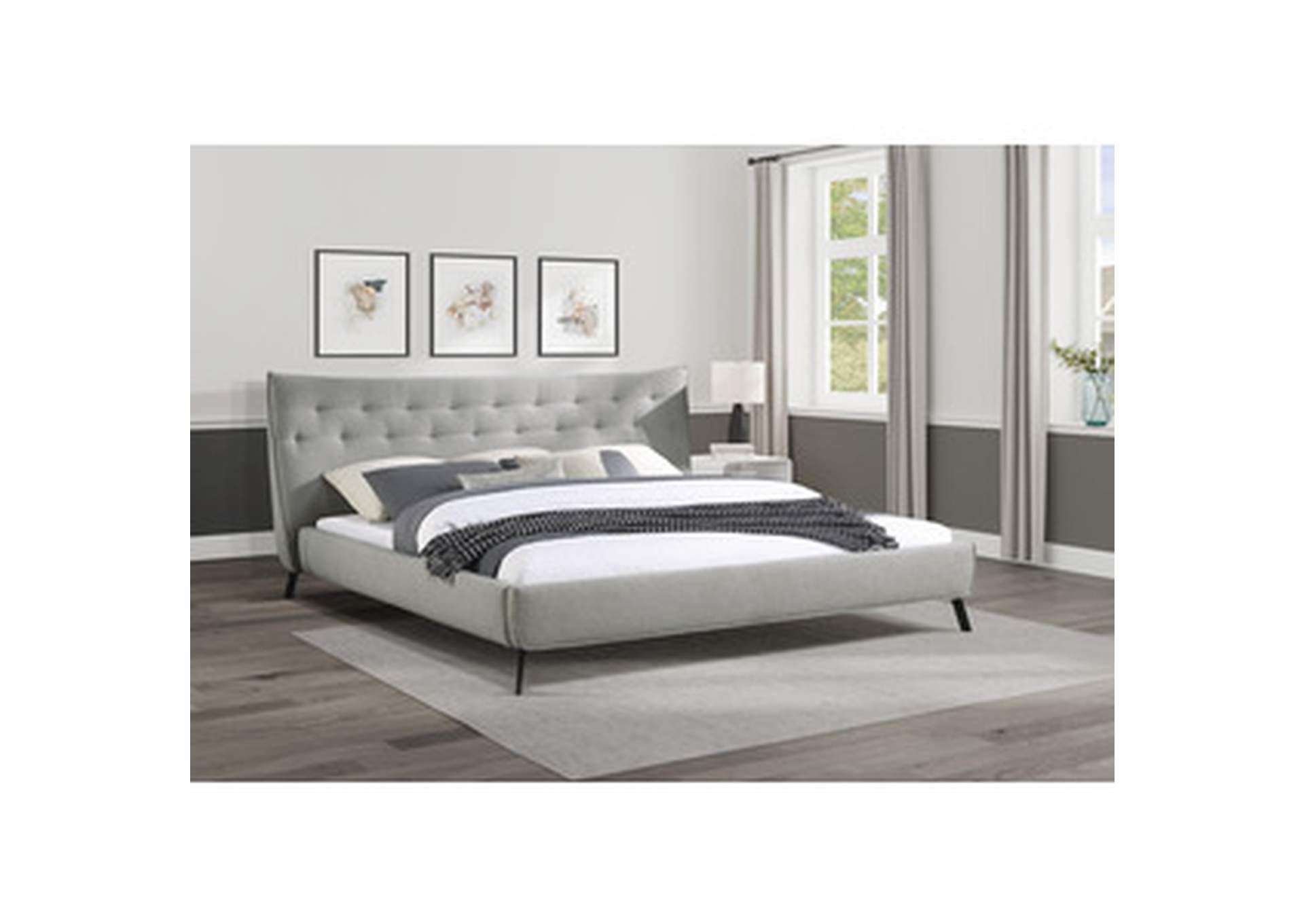 Remy Eastern King Platform Bed,Homelegance