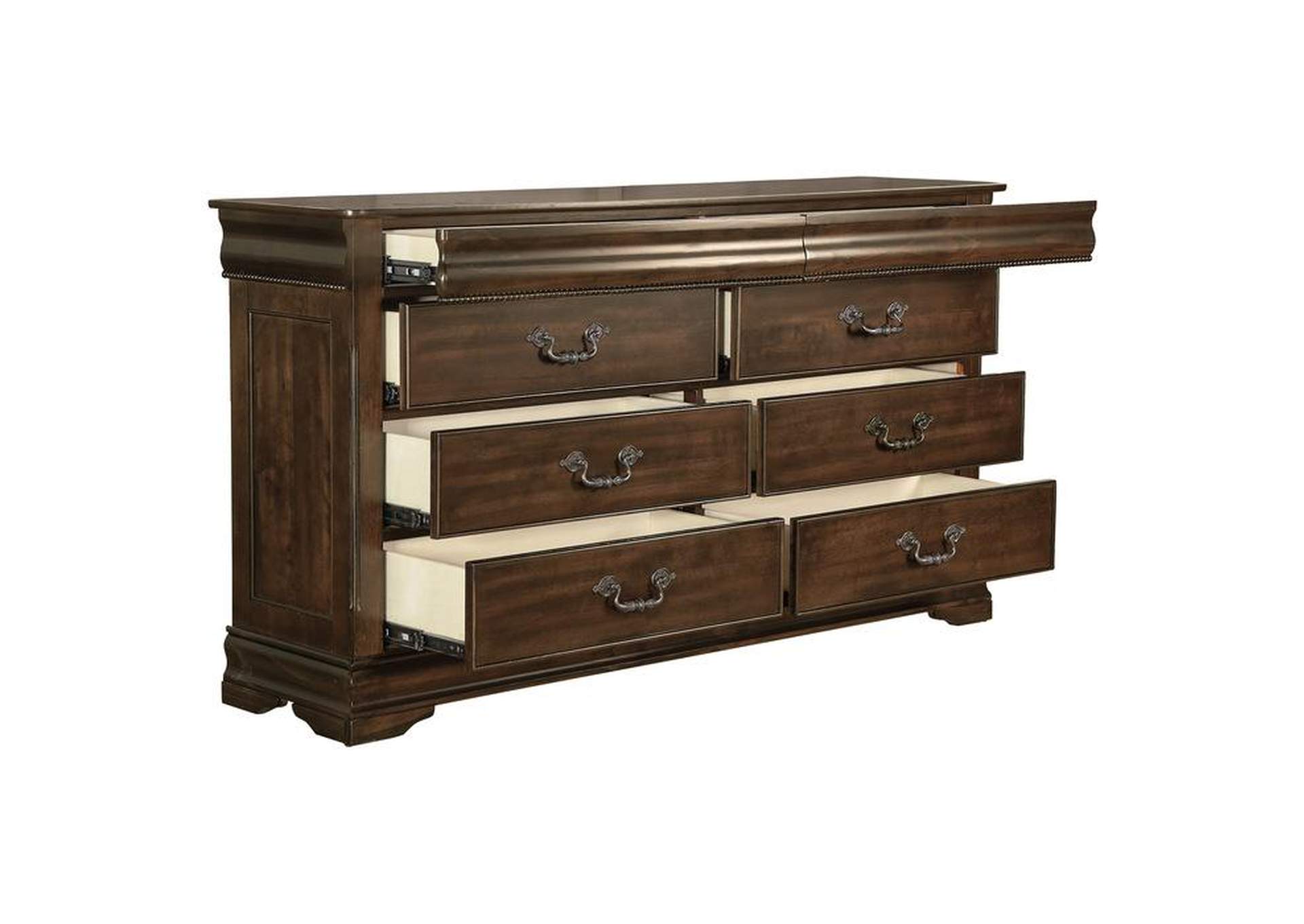 Belvieu Dresser, Two Hidden Drawers,Homelegance