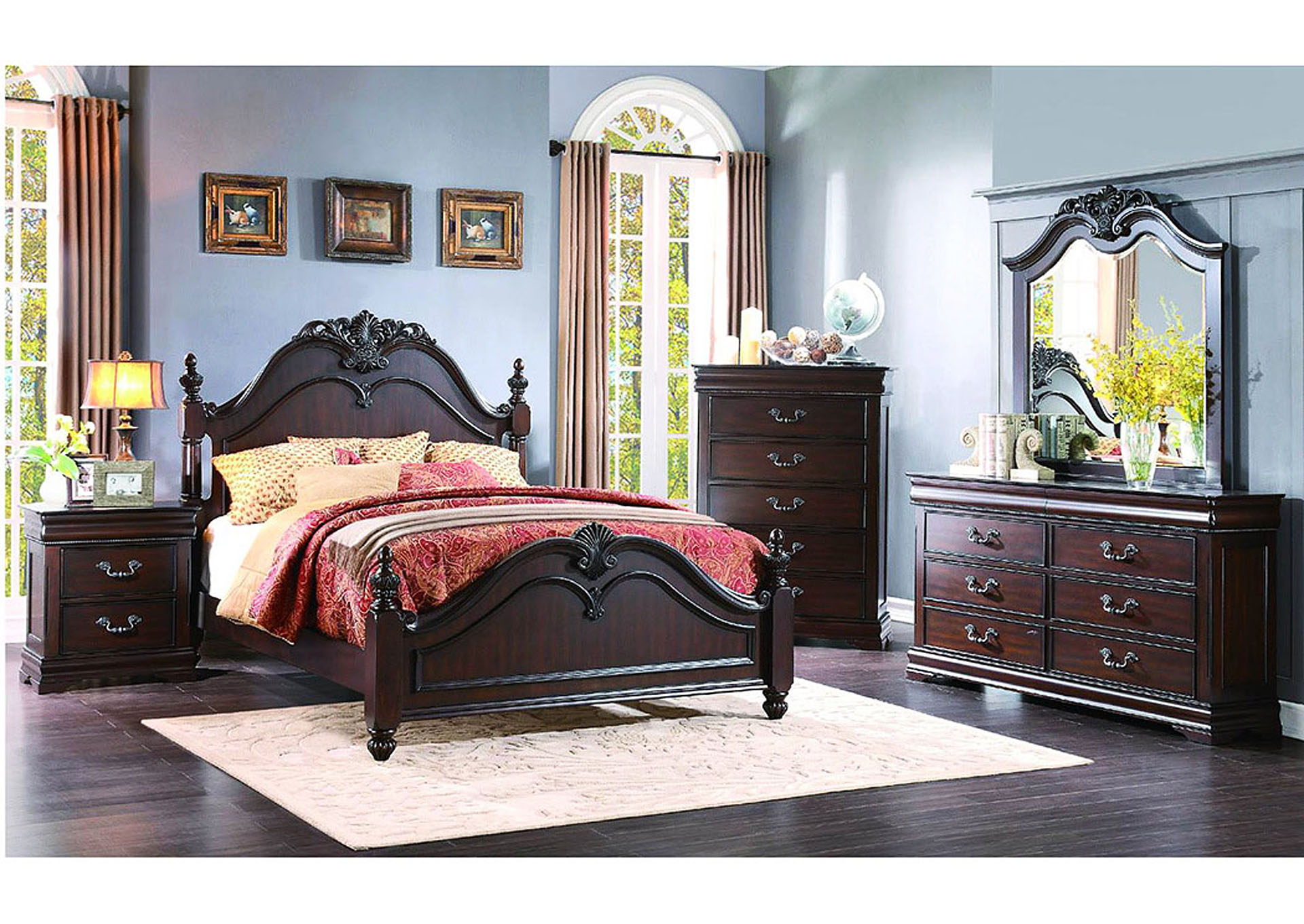 Dresser w/Mirror,Homelegance