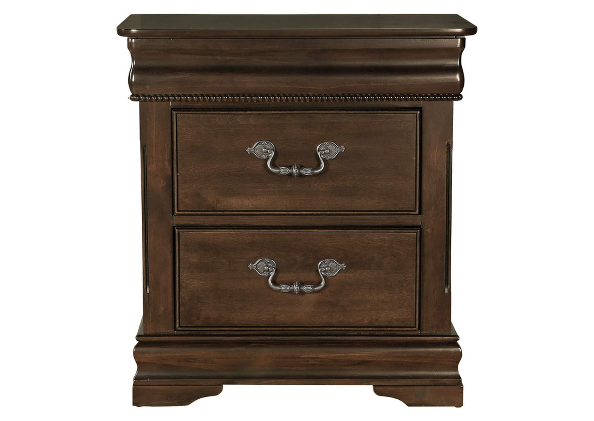 Belvieu Night Stand, Hidden Drawer,Homelegance