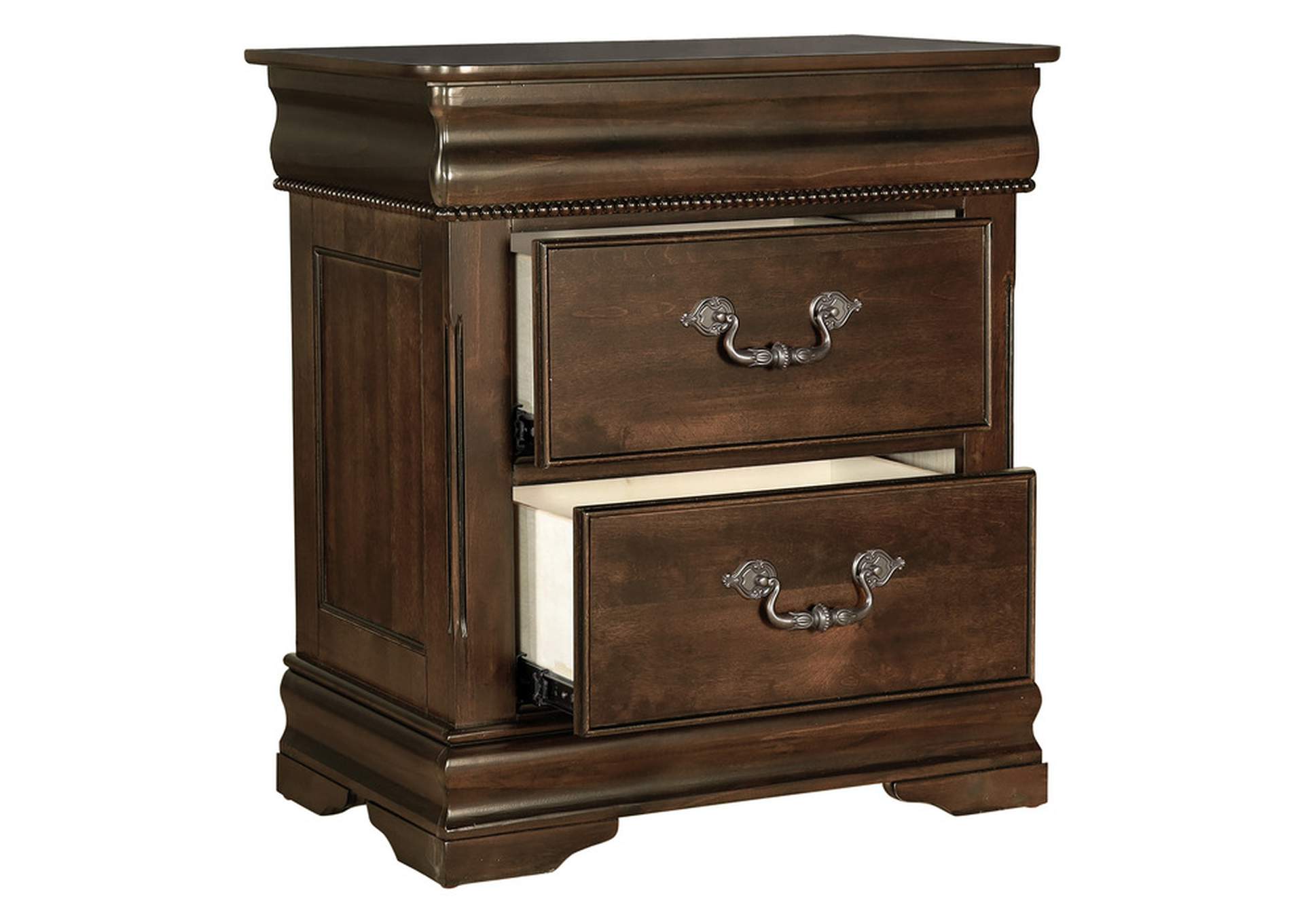 Belvieu Night Stand, Hidden Drawer,Homelegance