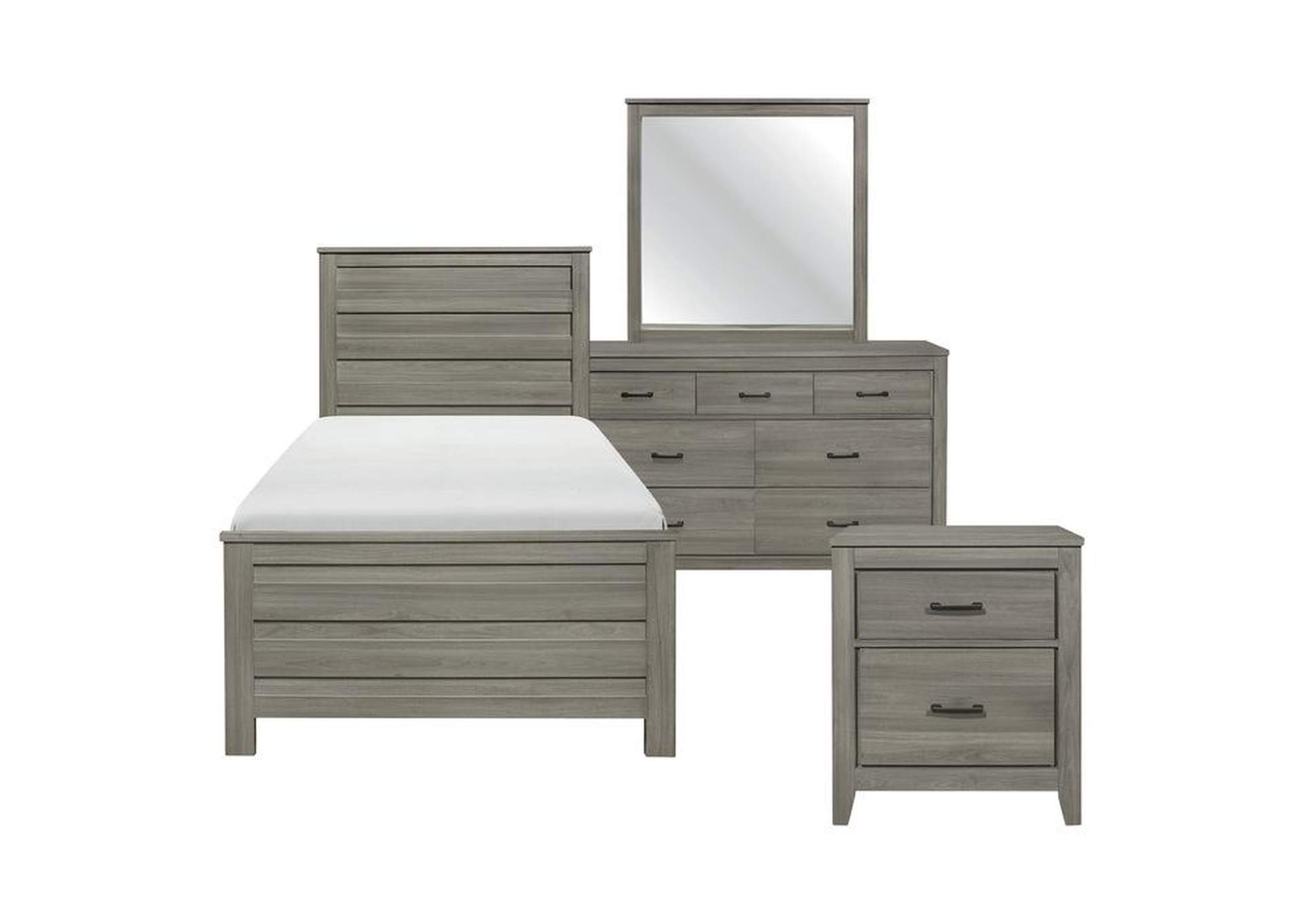 Waldorf 4 Piece Twin Bedroom Set,Homelegance