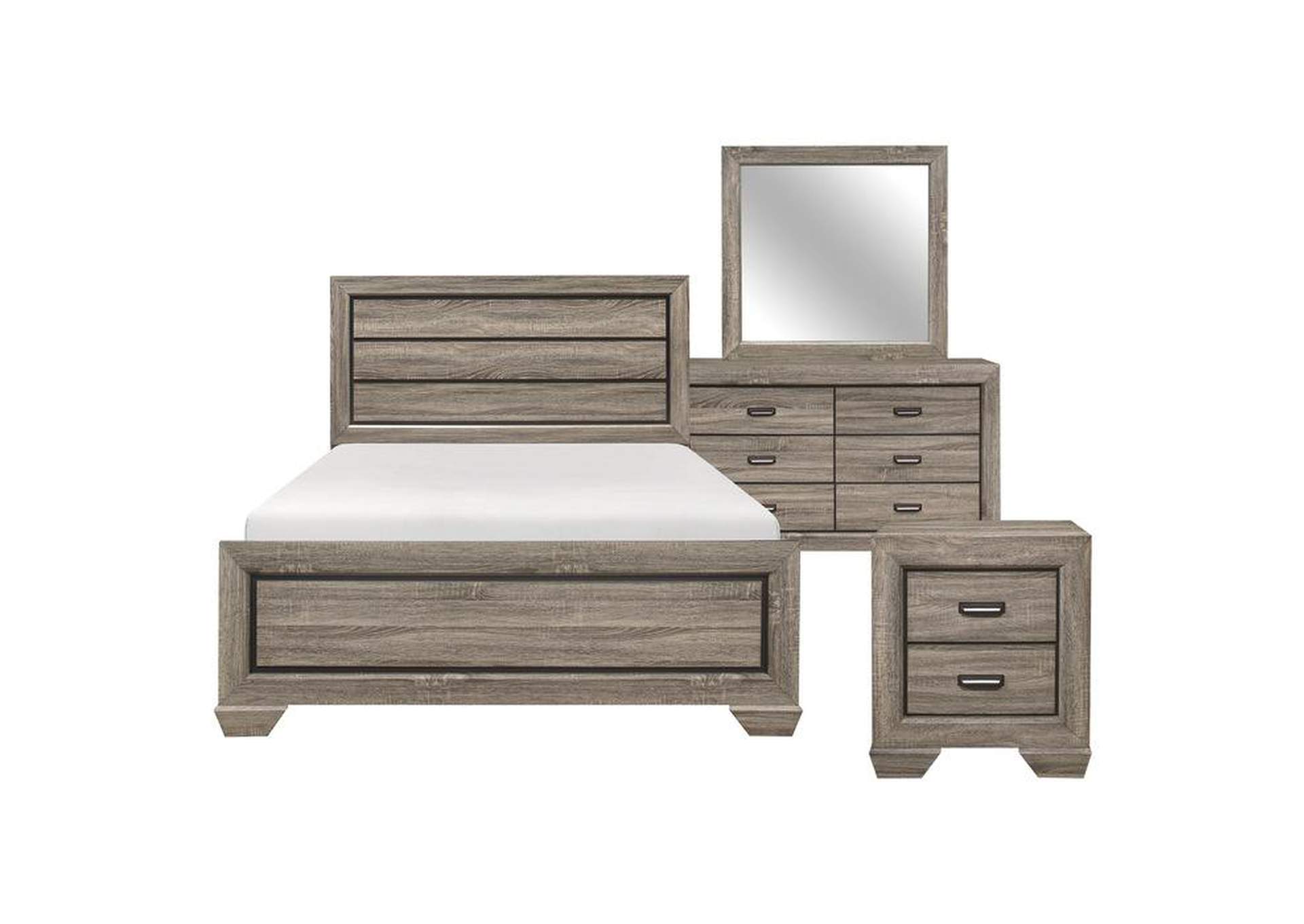 Beechnut 4 Piece Queen Bedroom Set,Homelegance