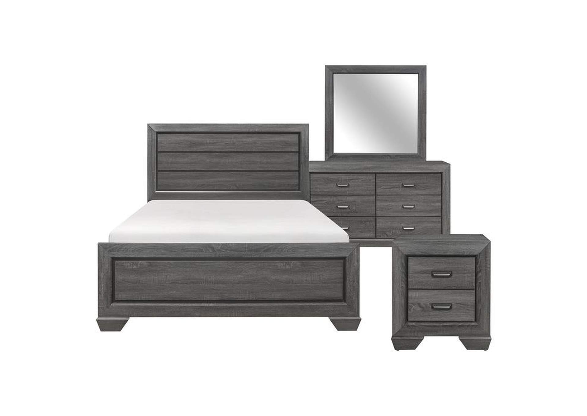 Beechnut 4 Piece Queen Bedroom Set,Homelegance