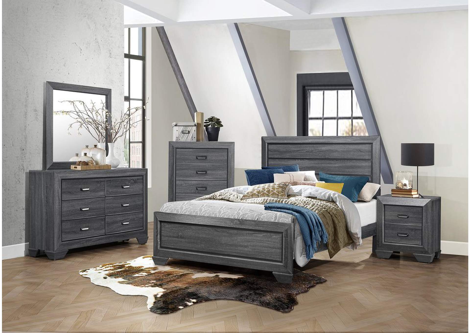 Gray Mirror,,Homelegance