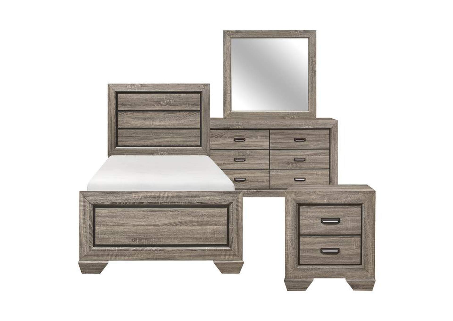 Beechnut 4 Piece Twin Bedroom Set,Homelegance