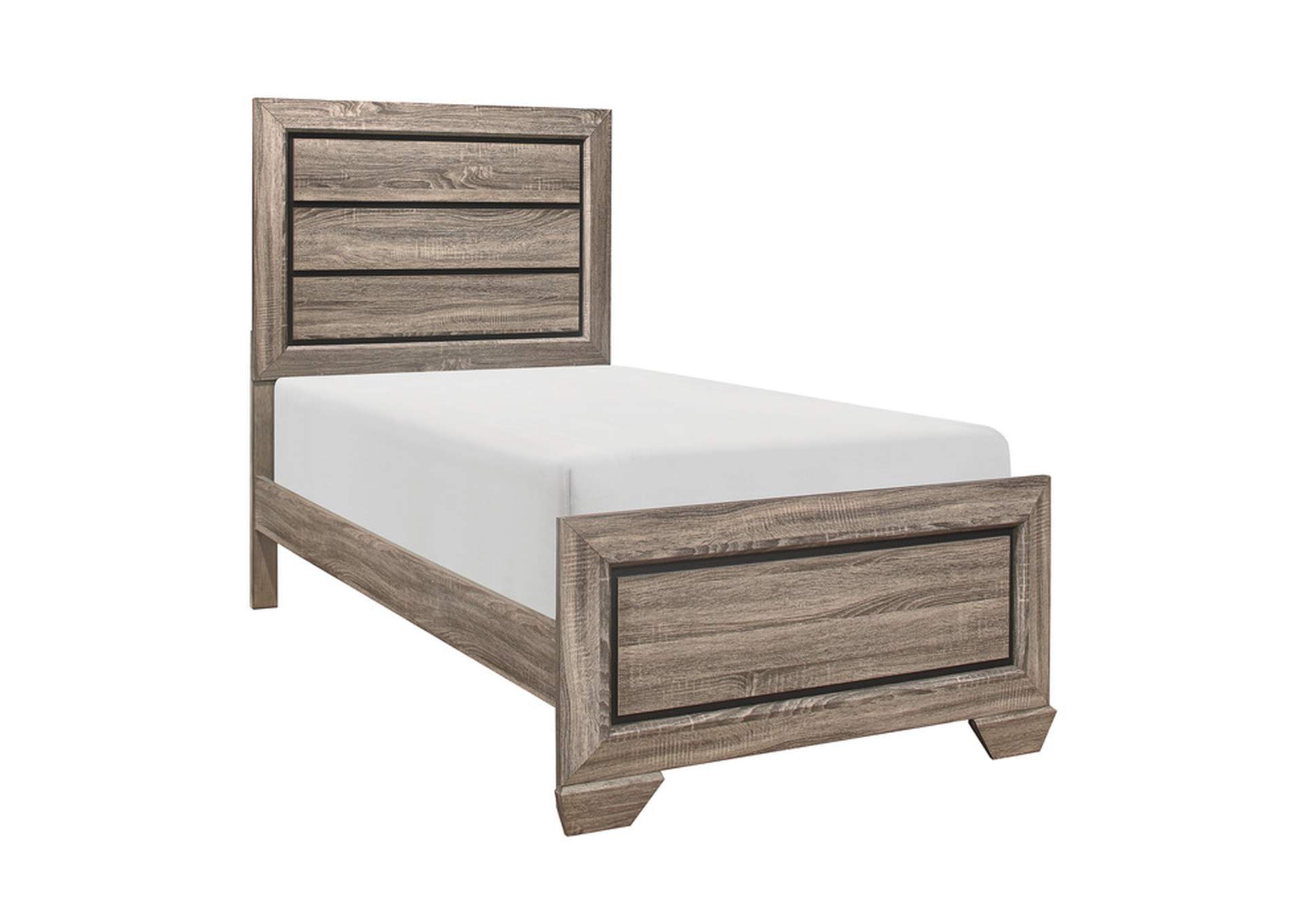 Beechnut 4 Piece Twin Bedroom Set,Homelegance