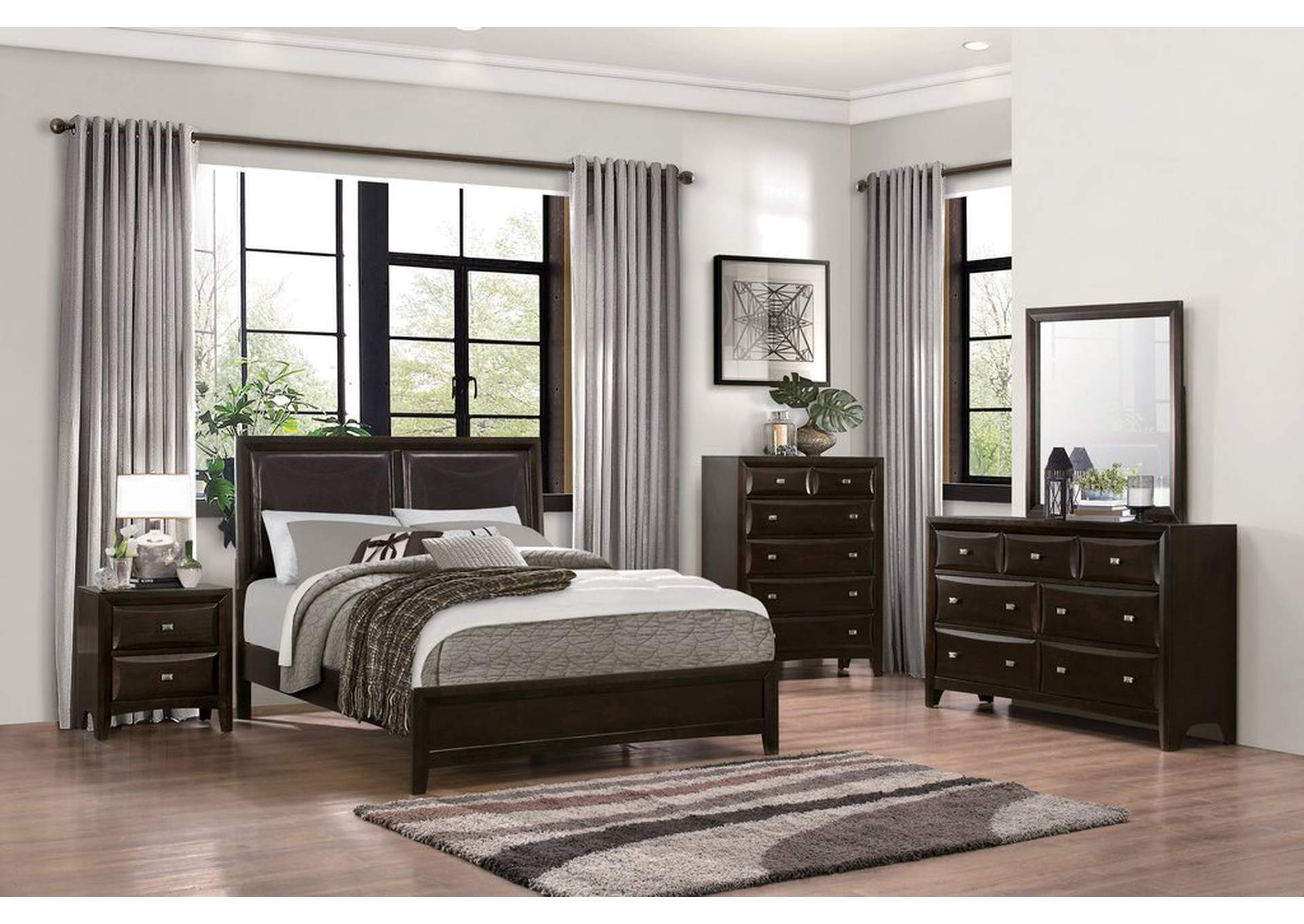 Mirror,Dark Cherry,Homelegance