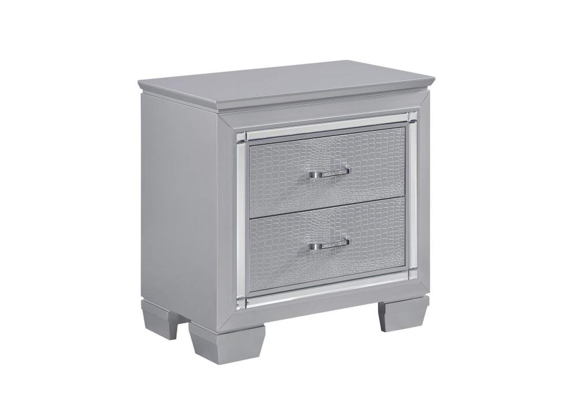 Allura 4 Piece Queen Bedroom Set,Homelegance