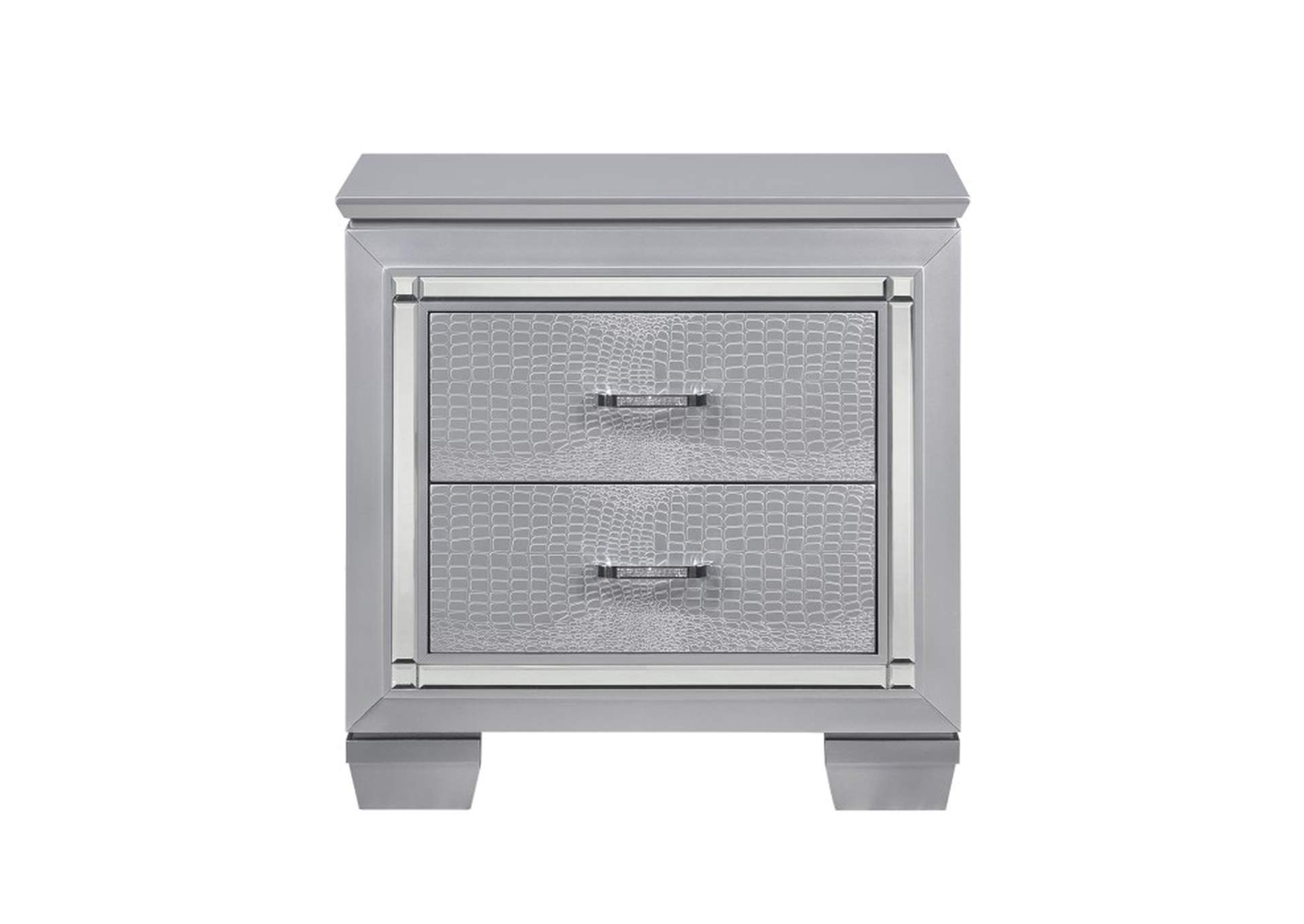 Allura Night Stand, LED Lighting,Homelegance