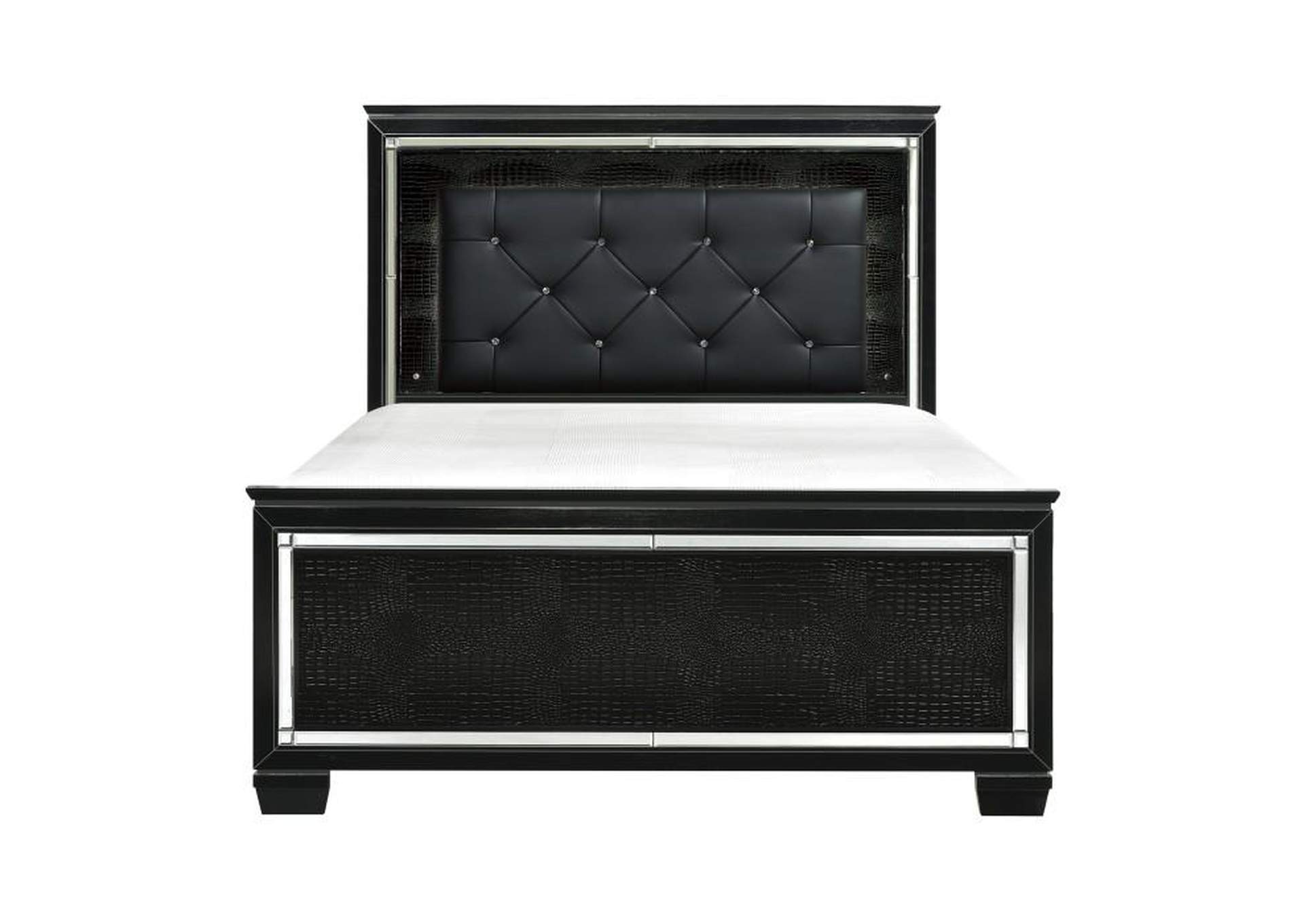 Allura 4 Piece Queen Bedroom Set,Homelegance