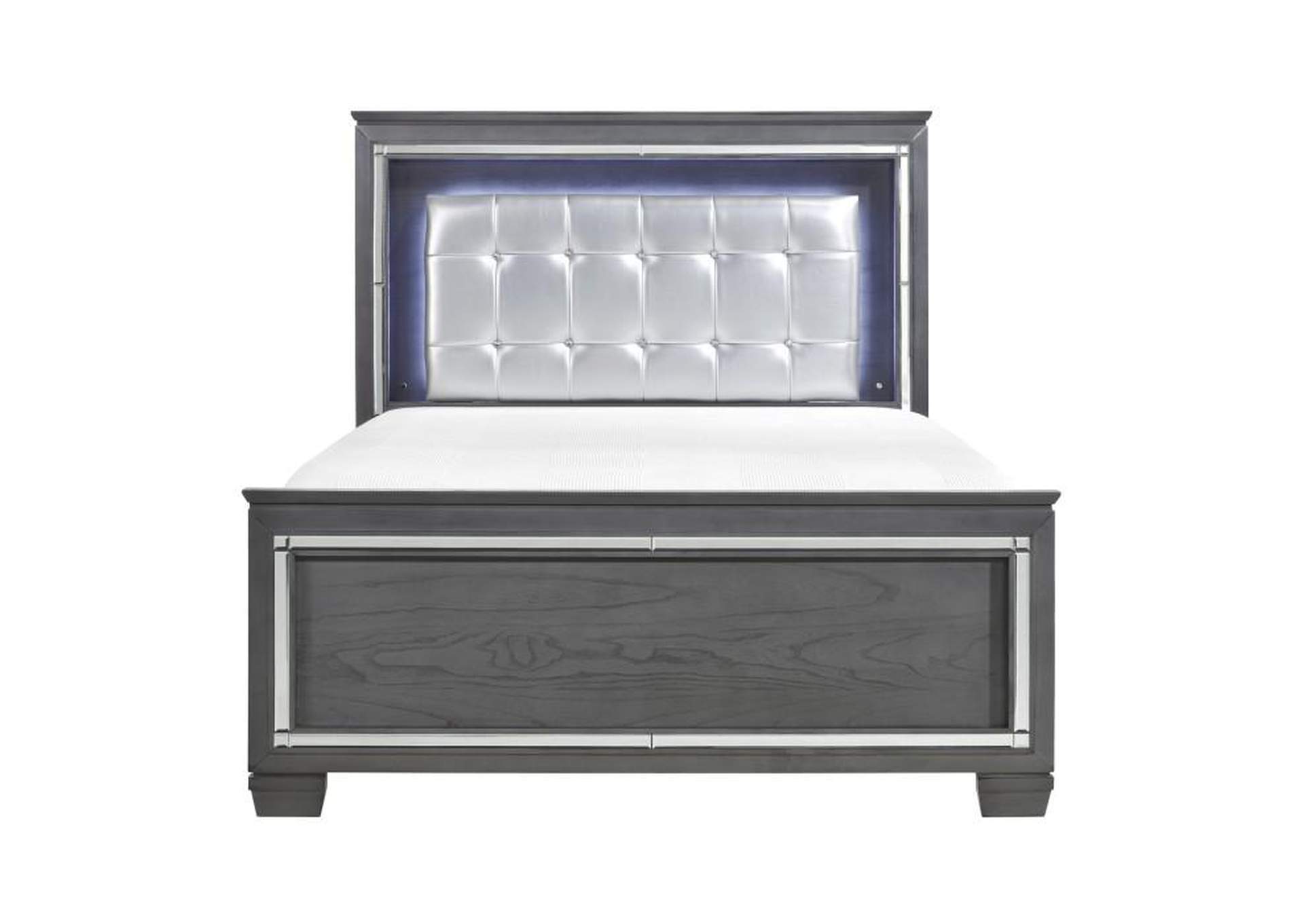 Allura 4 Piece Queen Bedroom Set,Homelegance