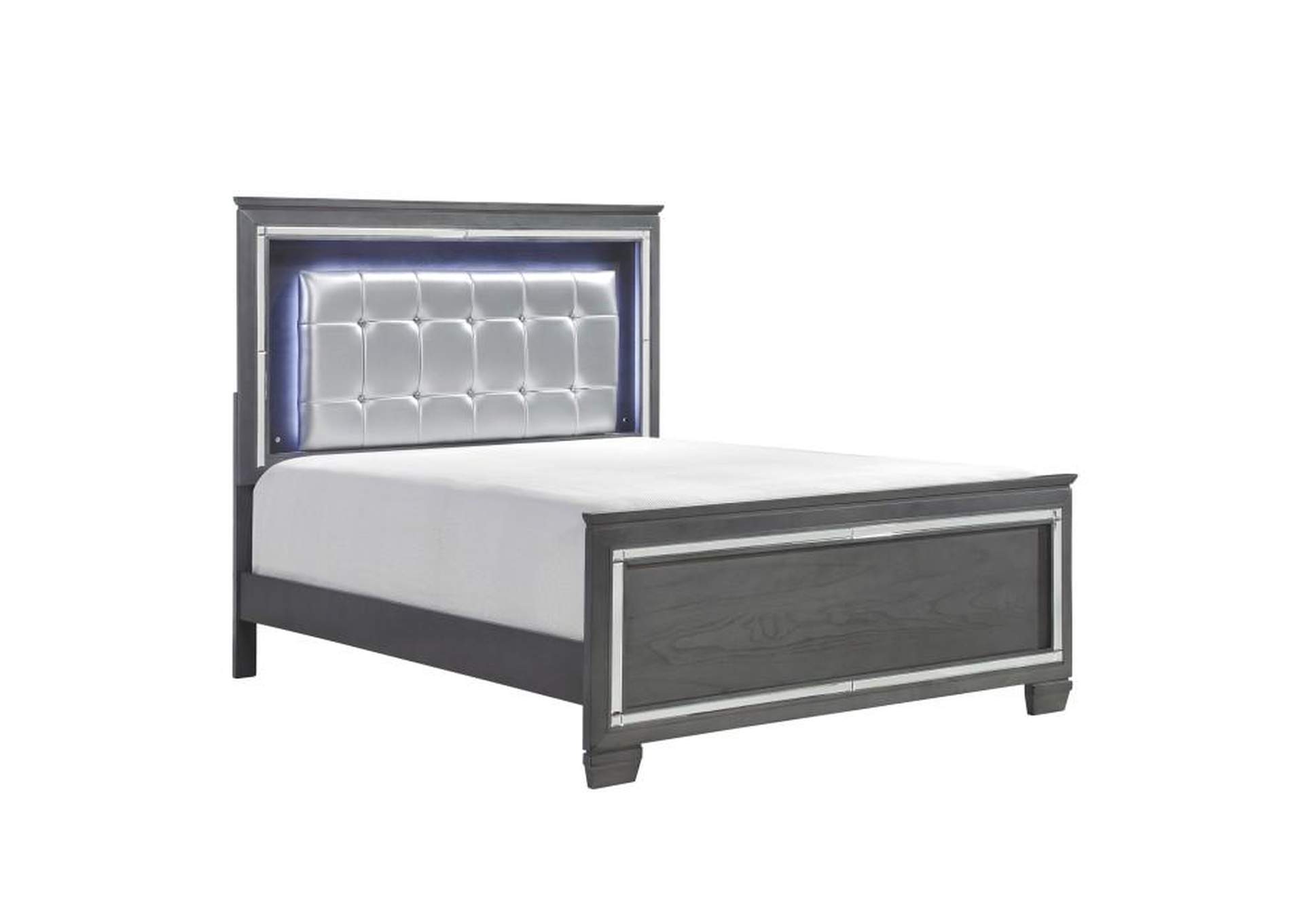Allura 4 Piece Queen Bedroom Set,Homelegance