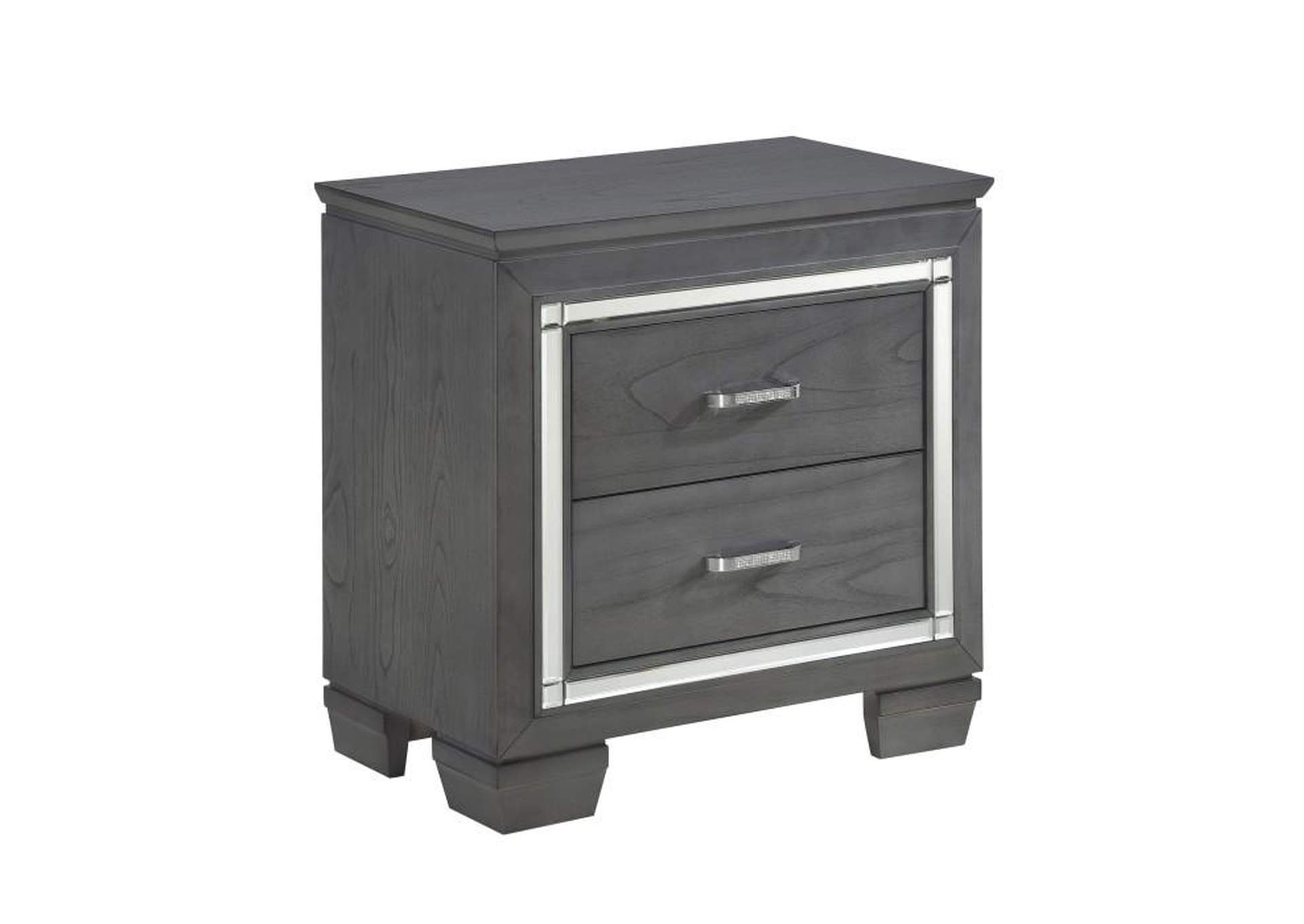 Allura 4 Piece Queen Bedroom Set,Homelegance