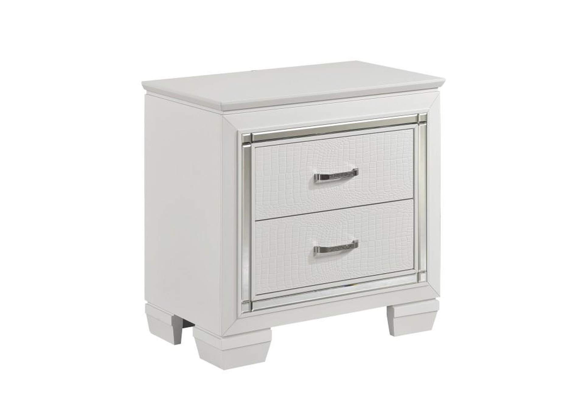 Allura 4 Piece Queen Bedroom Set,Homelegance