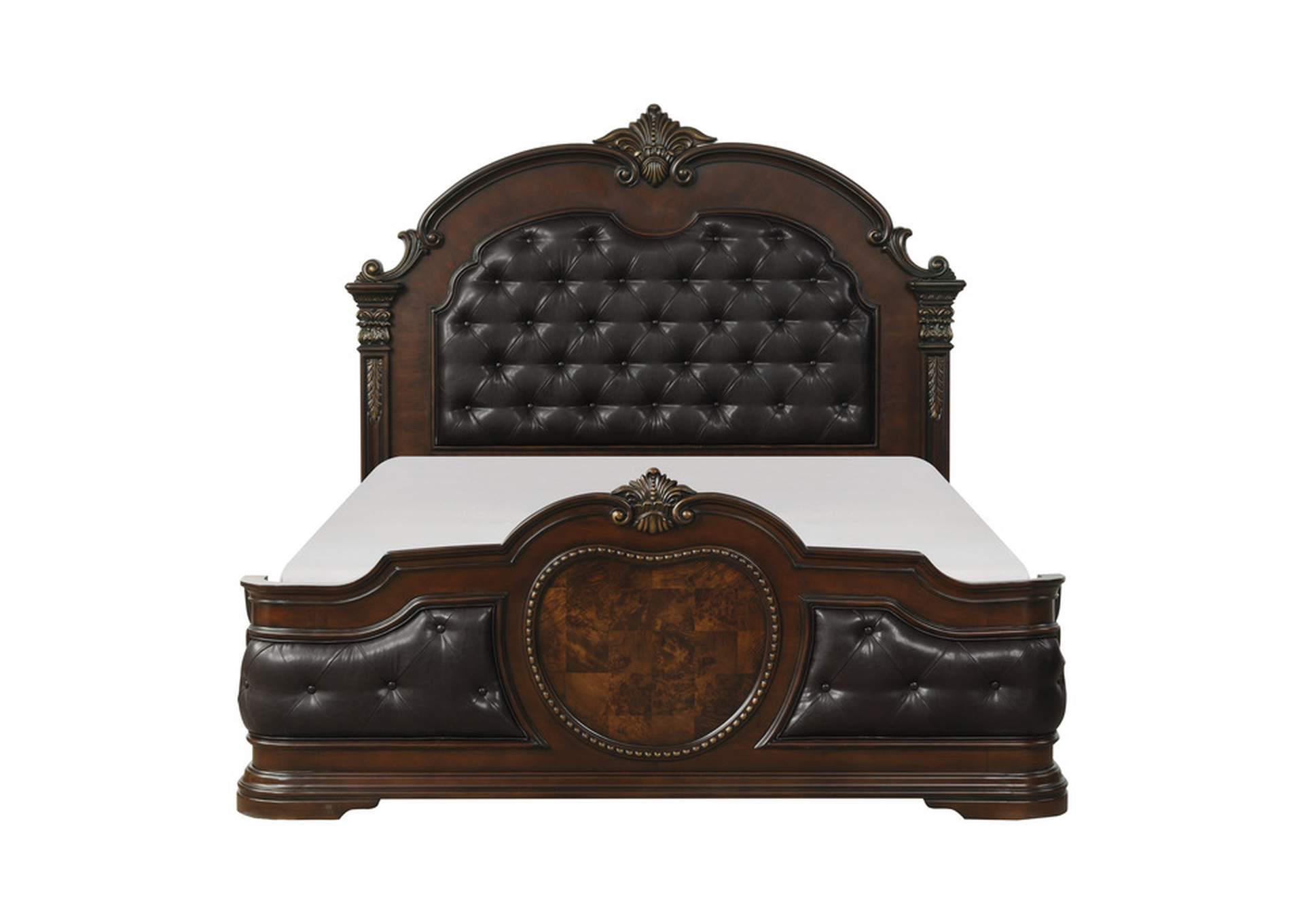 Antoinetta 4 Piece Queen Bedroom Set,Homelegance