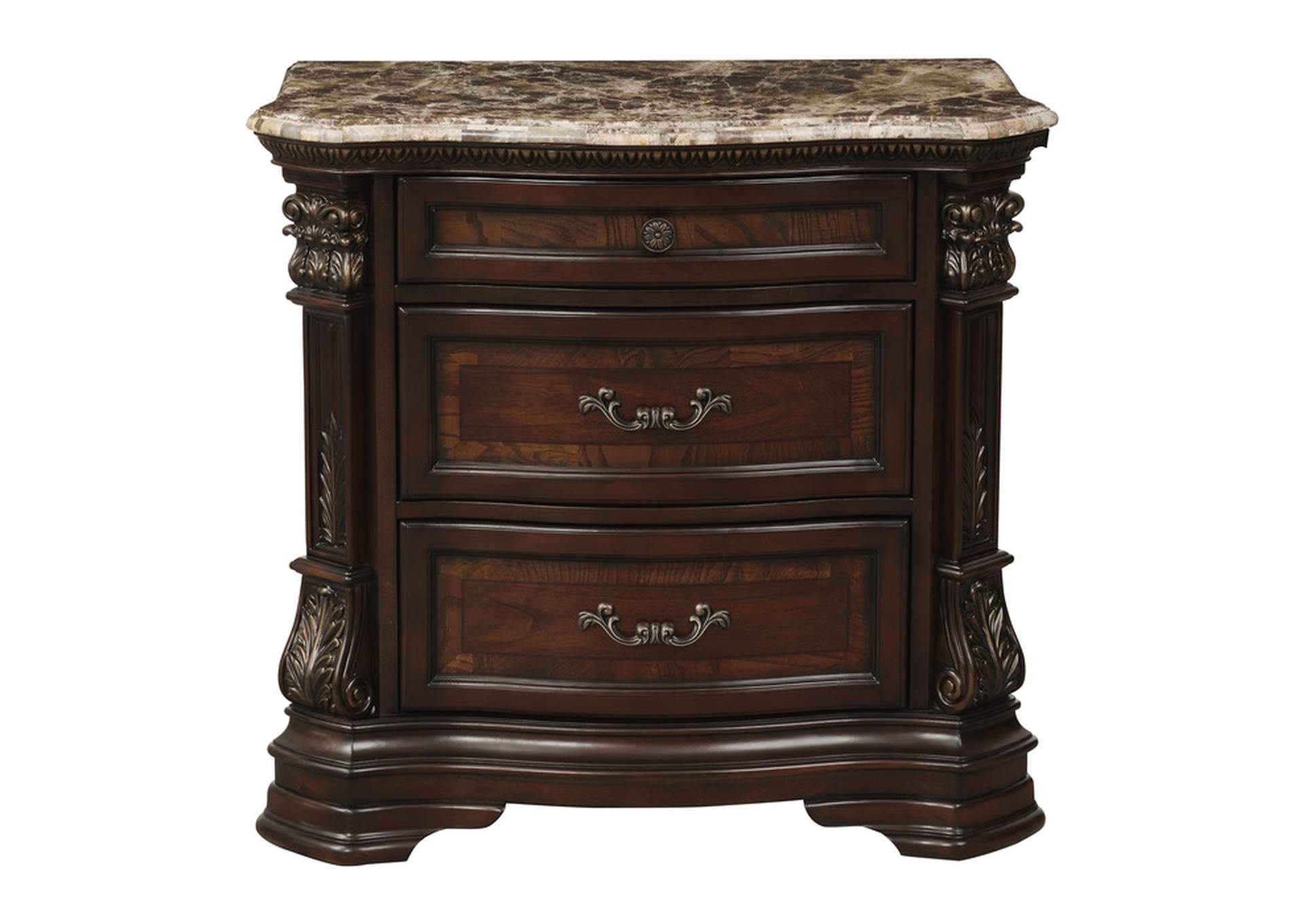 Antoinetta 4 Piece Queen Bedroom Set,Homelegance