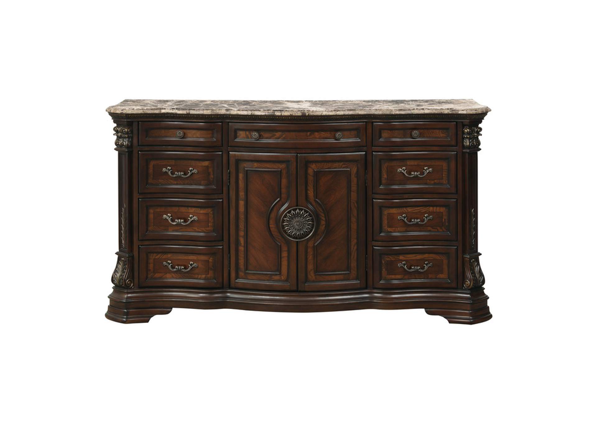 Antoinetta Dresser, Marble Top,Homelegance