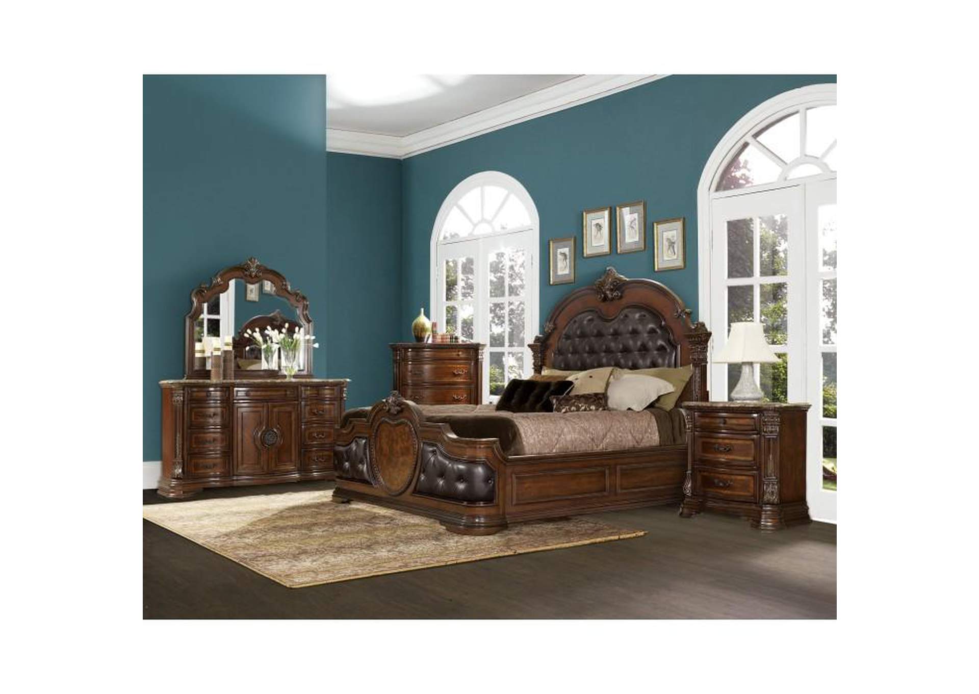 Antoinetta California King Bed,Homelegance