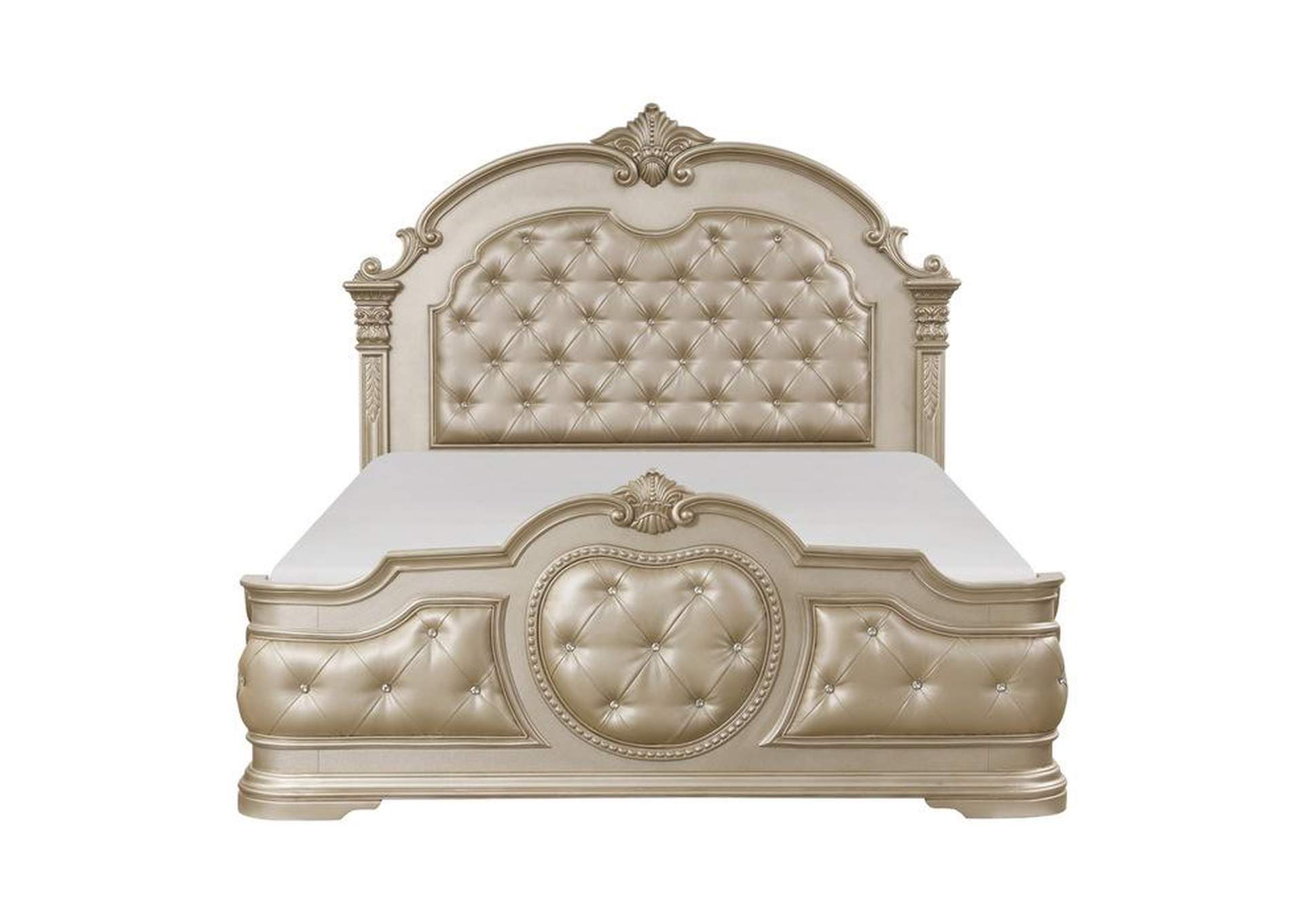 Antoinetta Eastern King Bed,Homelegance
