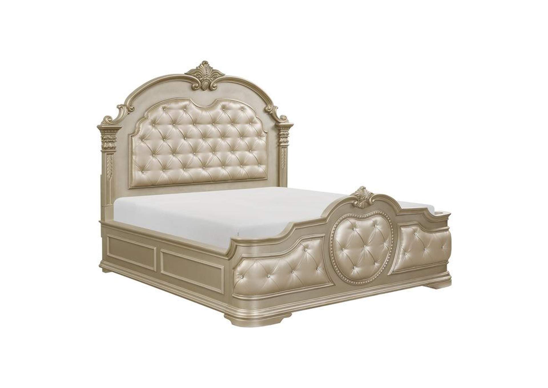 Antoinetta Eastern King Bed,Homelegance