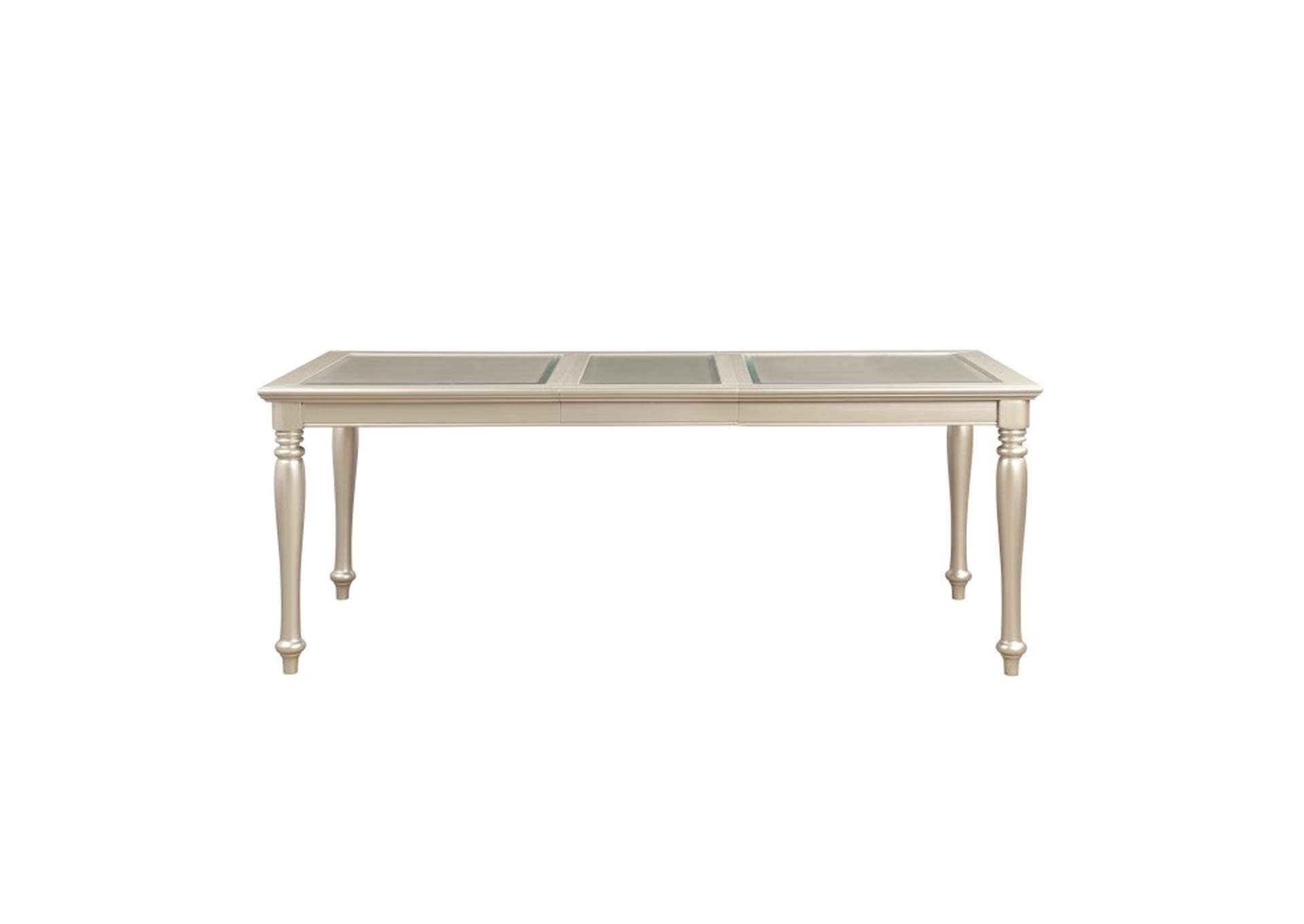 Celandine Dining Table, Glass Insert,Homelegance