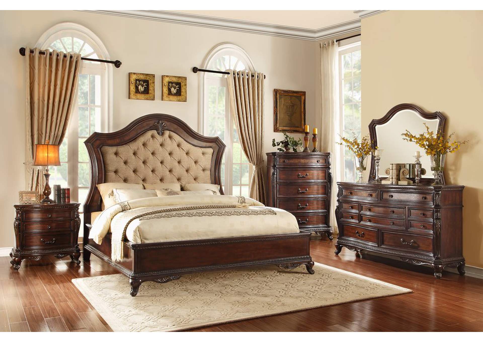 Chest, Cherry Finish,Homelegance