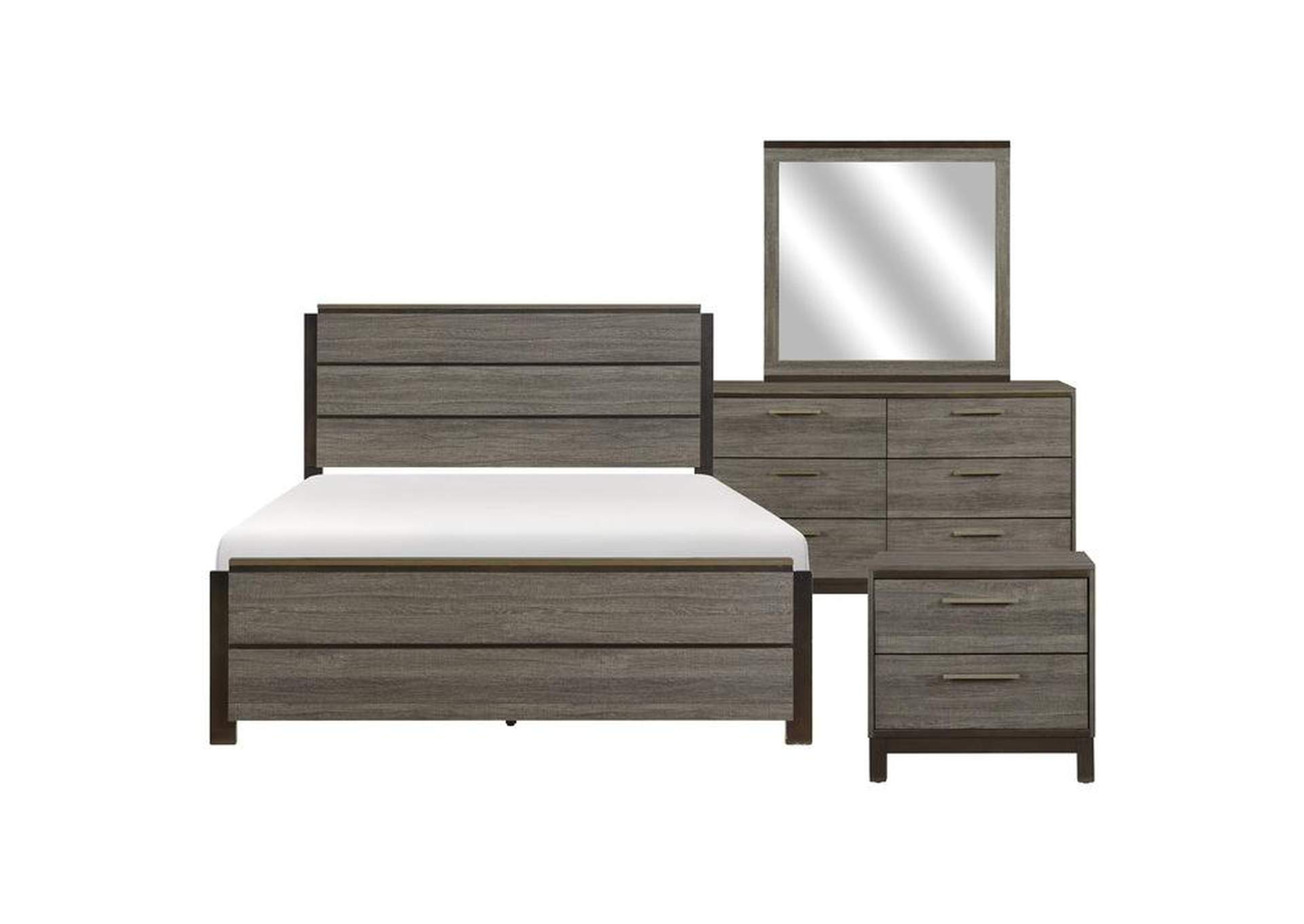 Vestavia 4 Piece Queen Bedroom Set,Homelegance