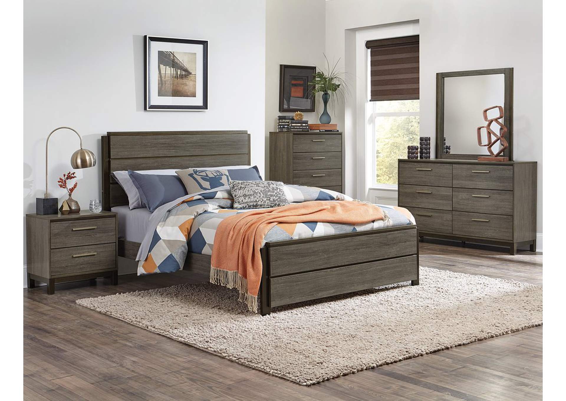 Night Stand, 2-Tone,Homelegance