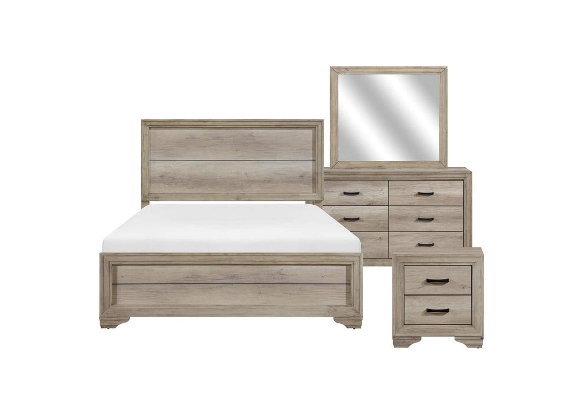 Lonan 4 Piece Queen Bedroom Set,Homelegance