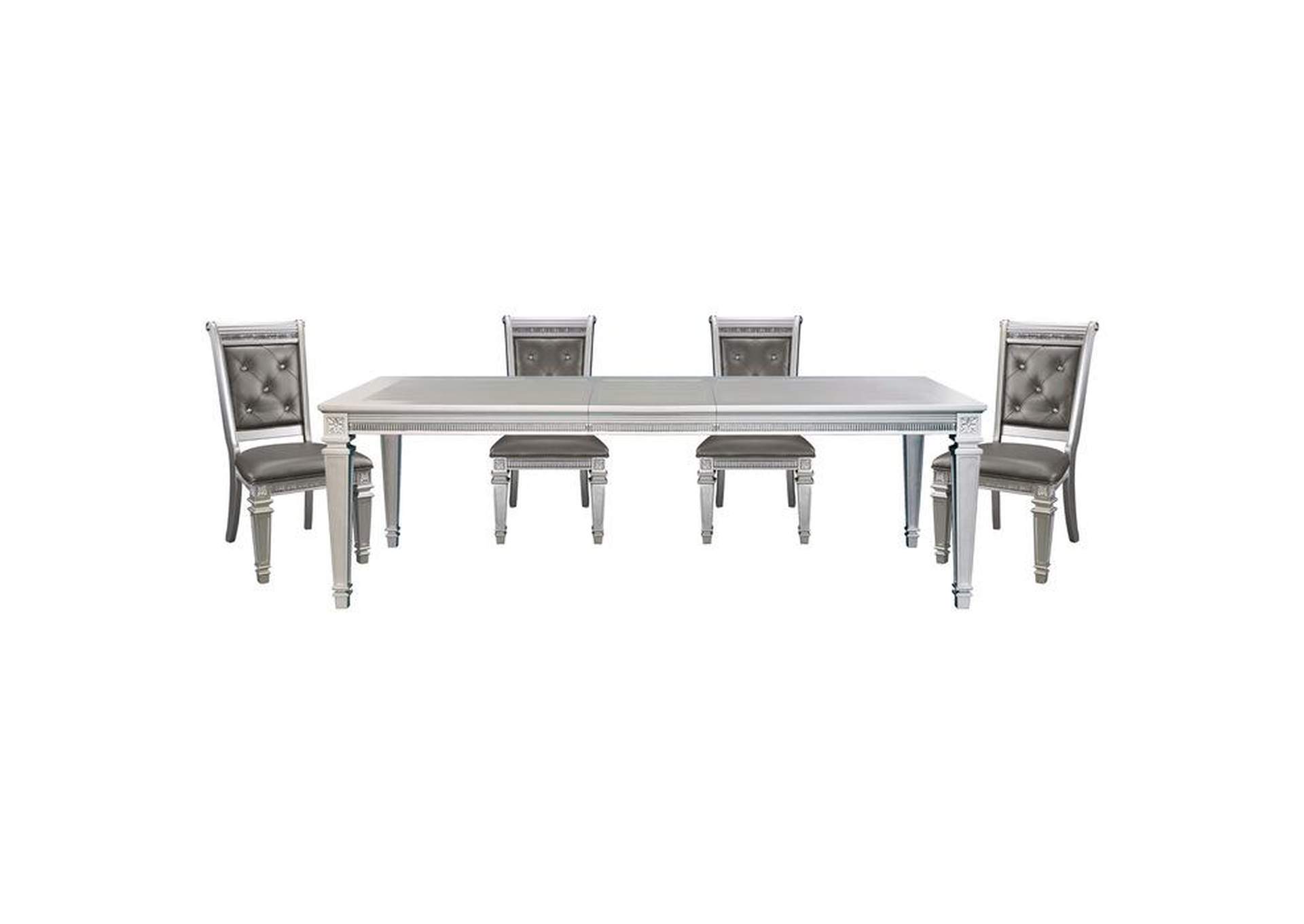 Bevelle 5 Piece Dining Set,Homelegance