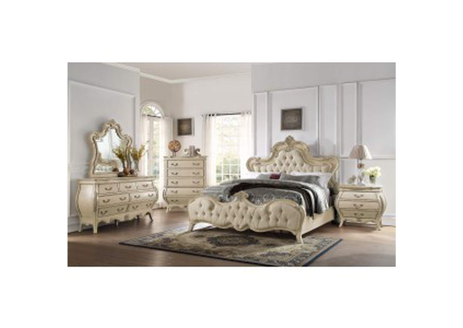 Elsmere Eastern King Bed,Homelegance