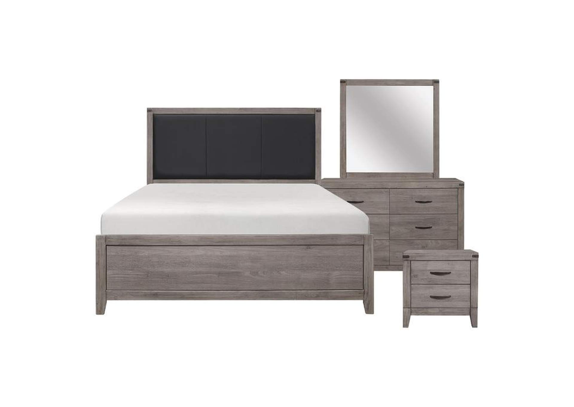 Woodrow 4 Piece Queen Bedroom Set,Homelegance