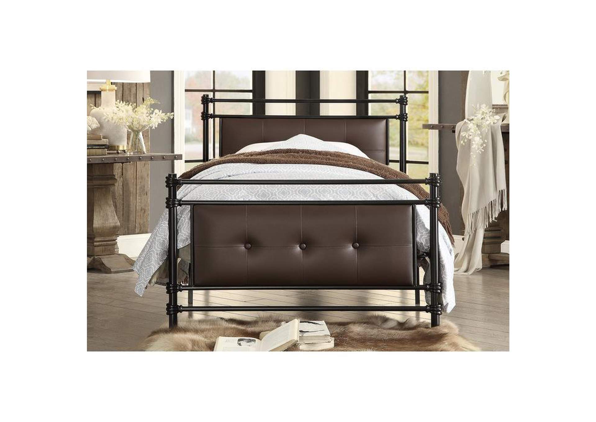 Jayla Twin Platform Bed,Homelegance