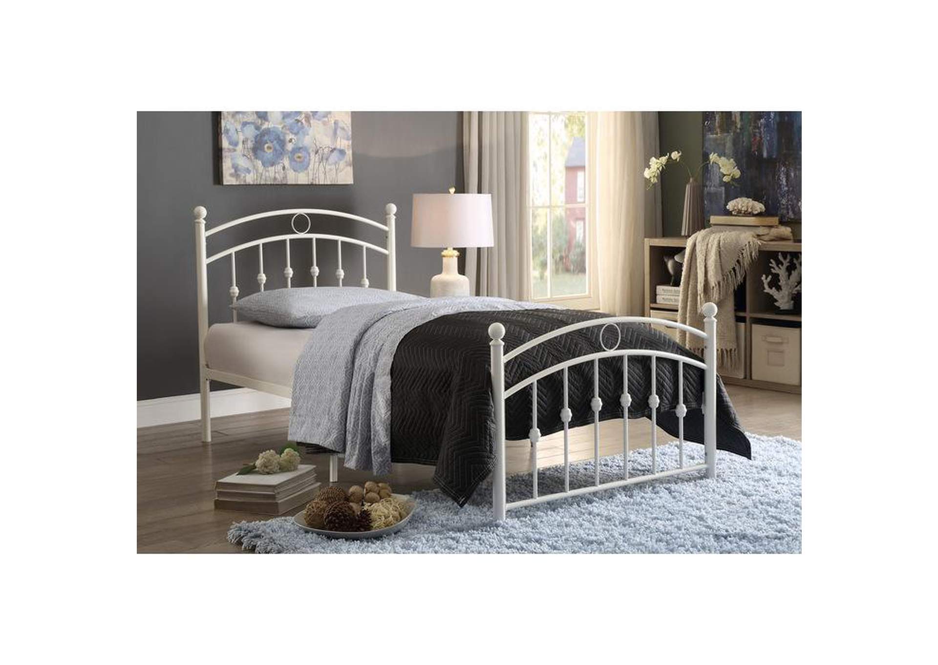 Tiana Twin Platform Bed,Homelegance