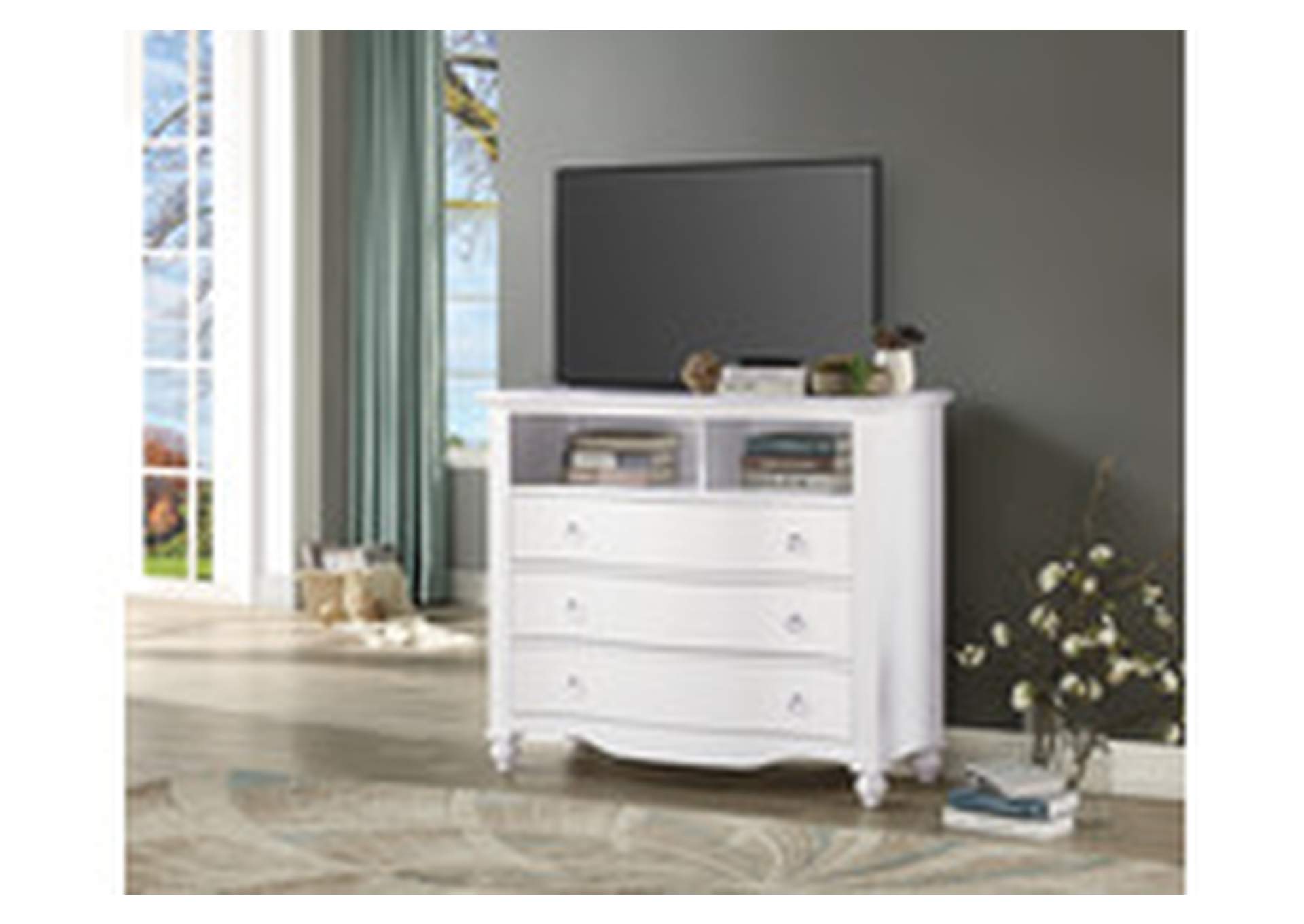 Meghan Media Chest,Homelegance