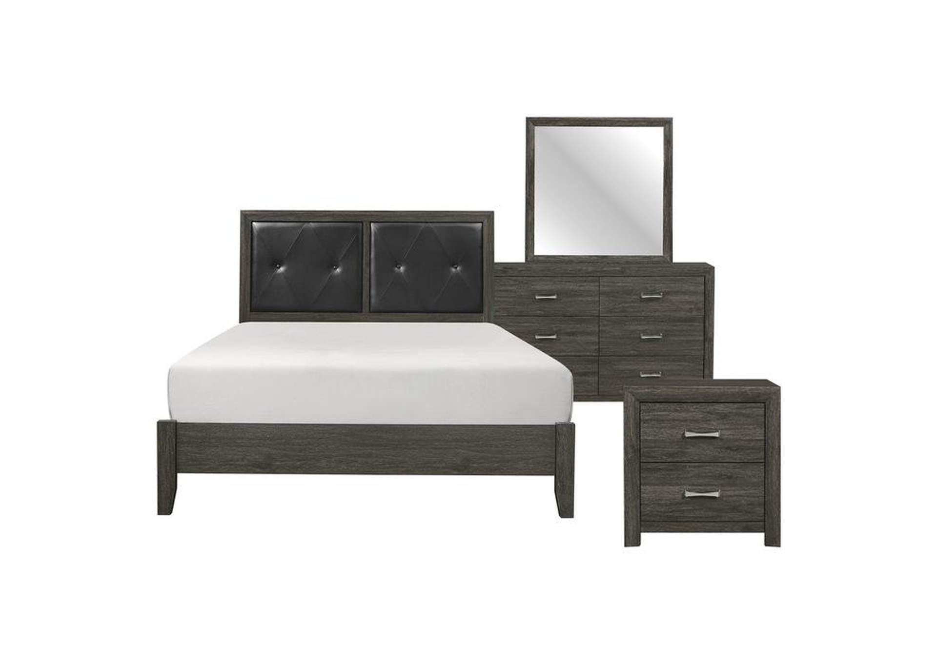 Edina 4 Piece Queen Bedroom Set,Homelegance