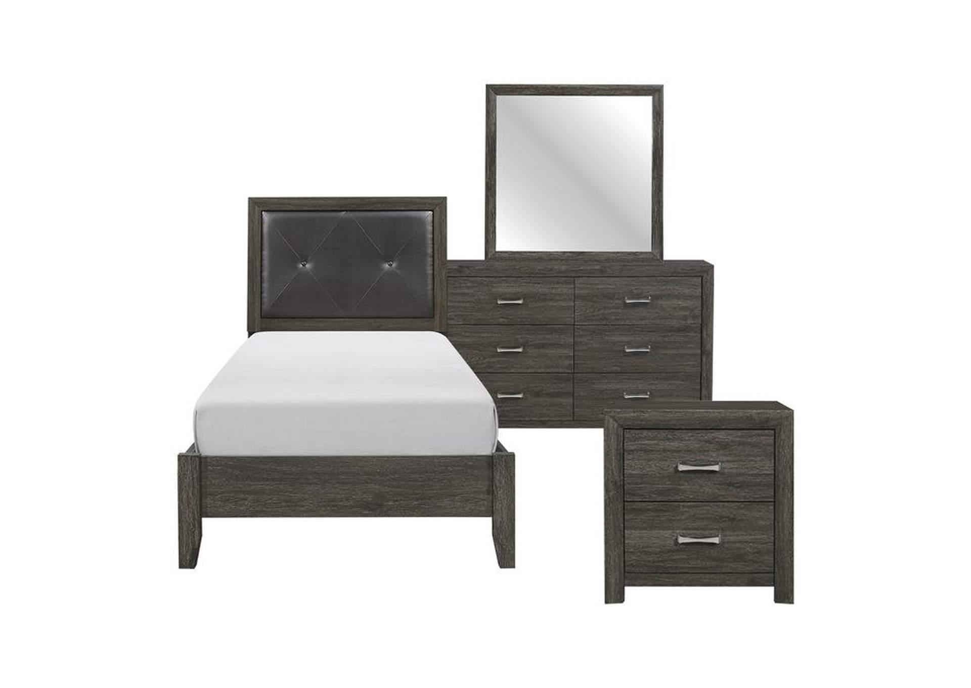 Edina 4 Piece Queen Bedroom Set,Homelegance