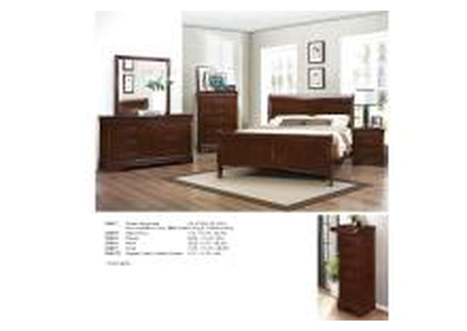 5 Piece Queen Bedroom Set,Homelegance