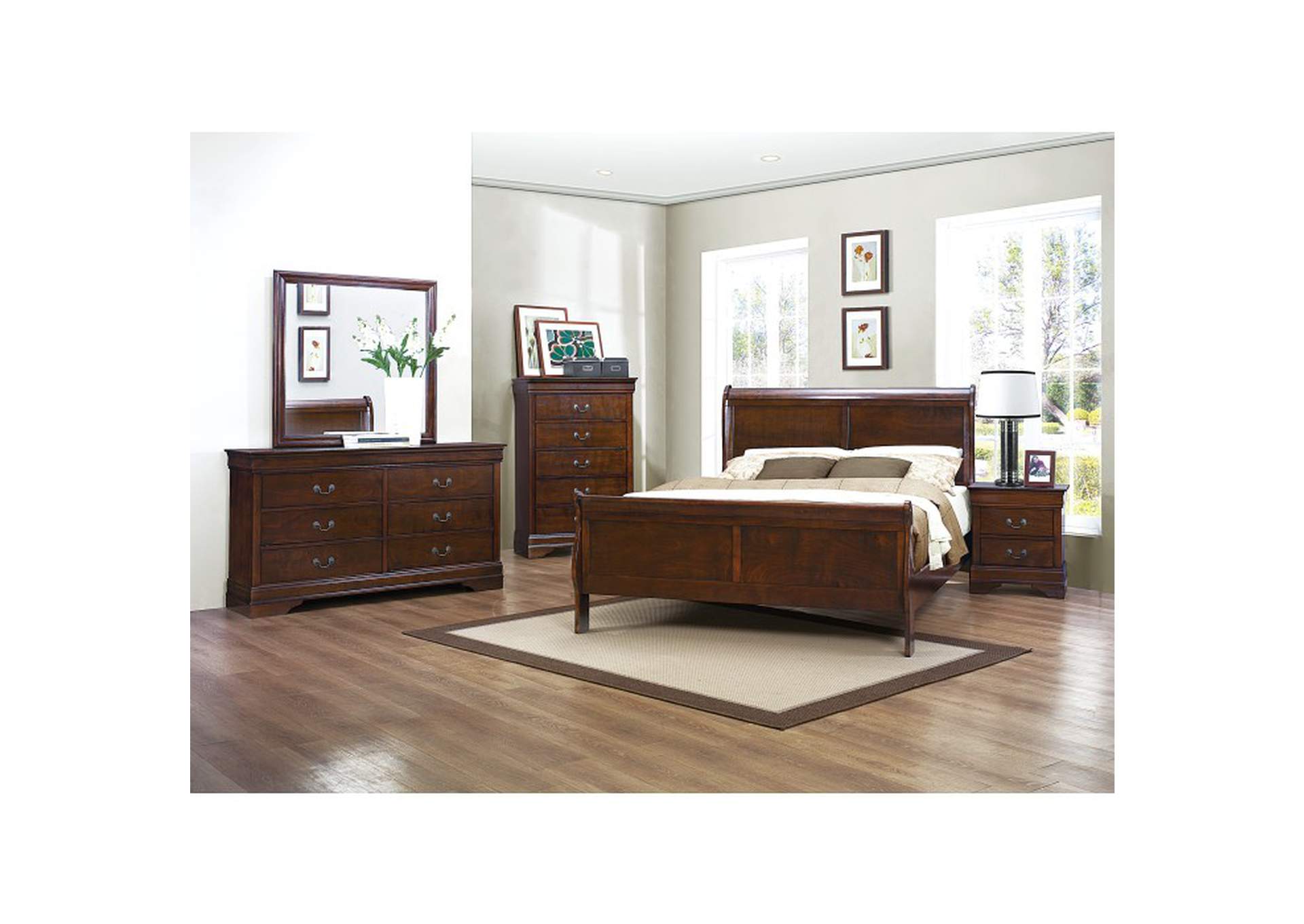 5 Piece Queen Bedroom Set,Homelegance