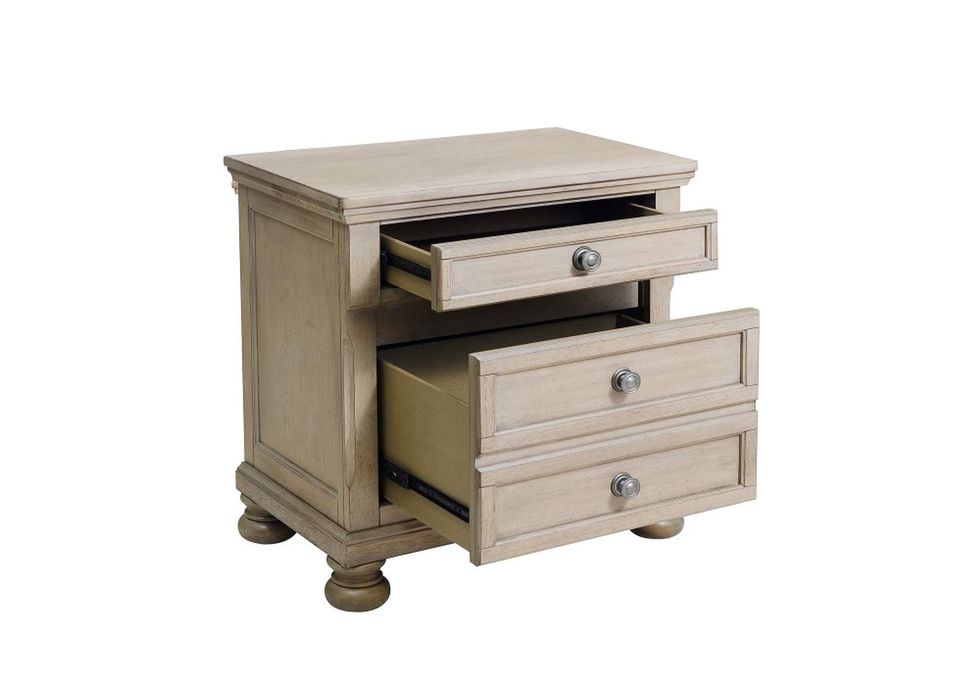 Bethel Night Stand, Hidden Drawer,Homelegance