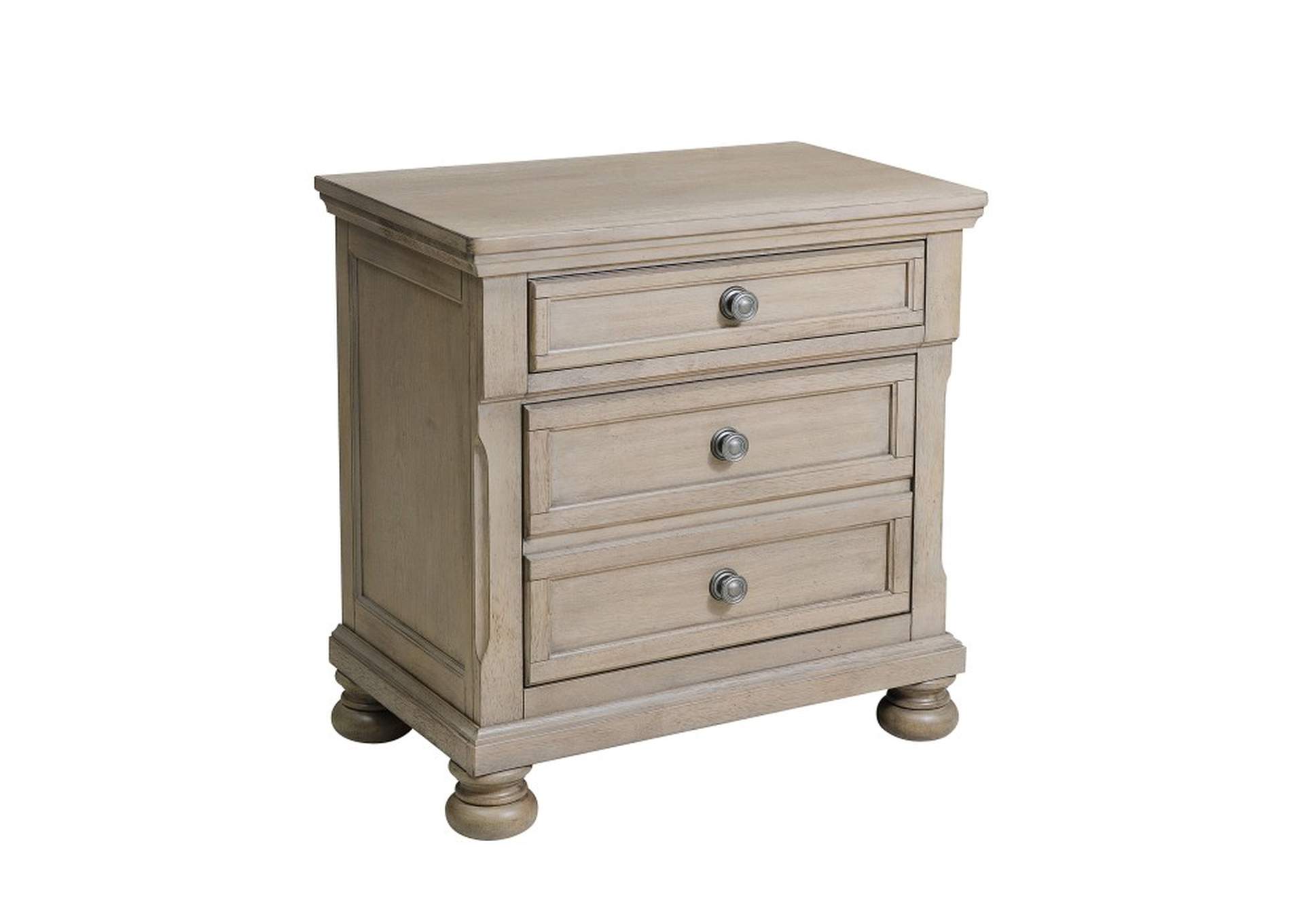 Bethel Night Stand, Hidden Drawer,Homelegance