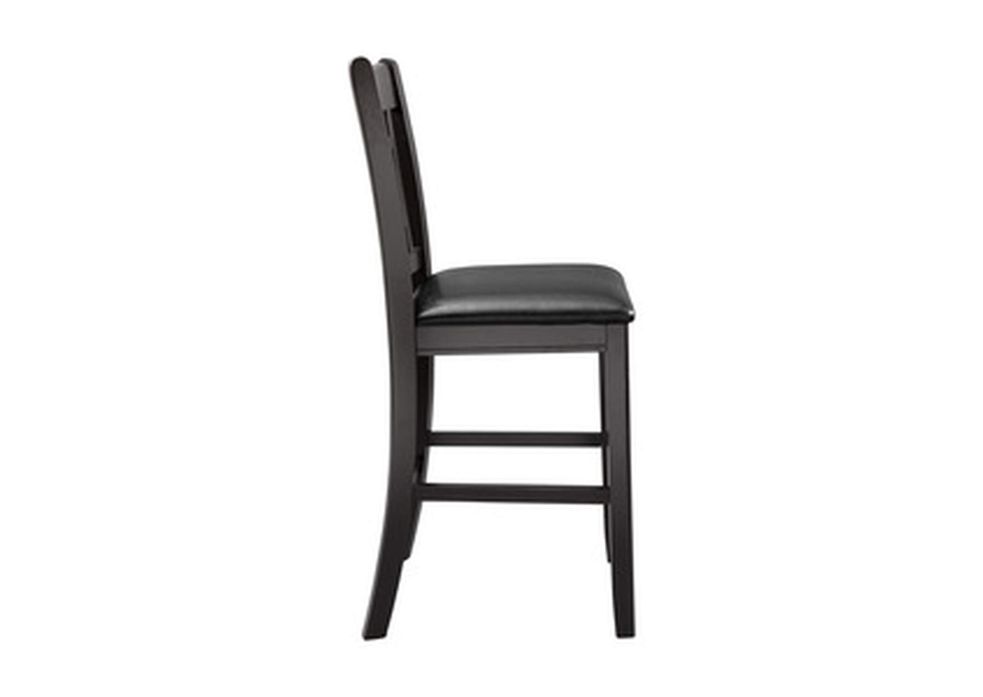 Junipero Black Counter Height Chair [Set Of 2],Homelegance