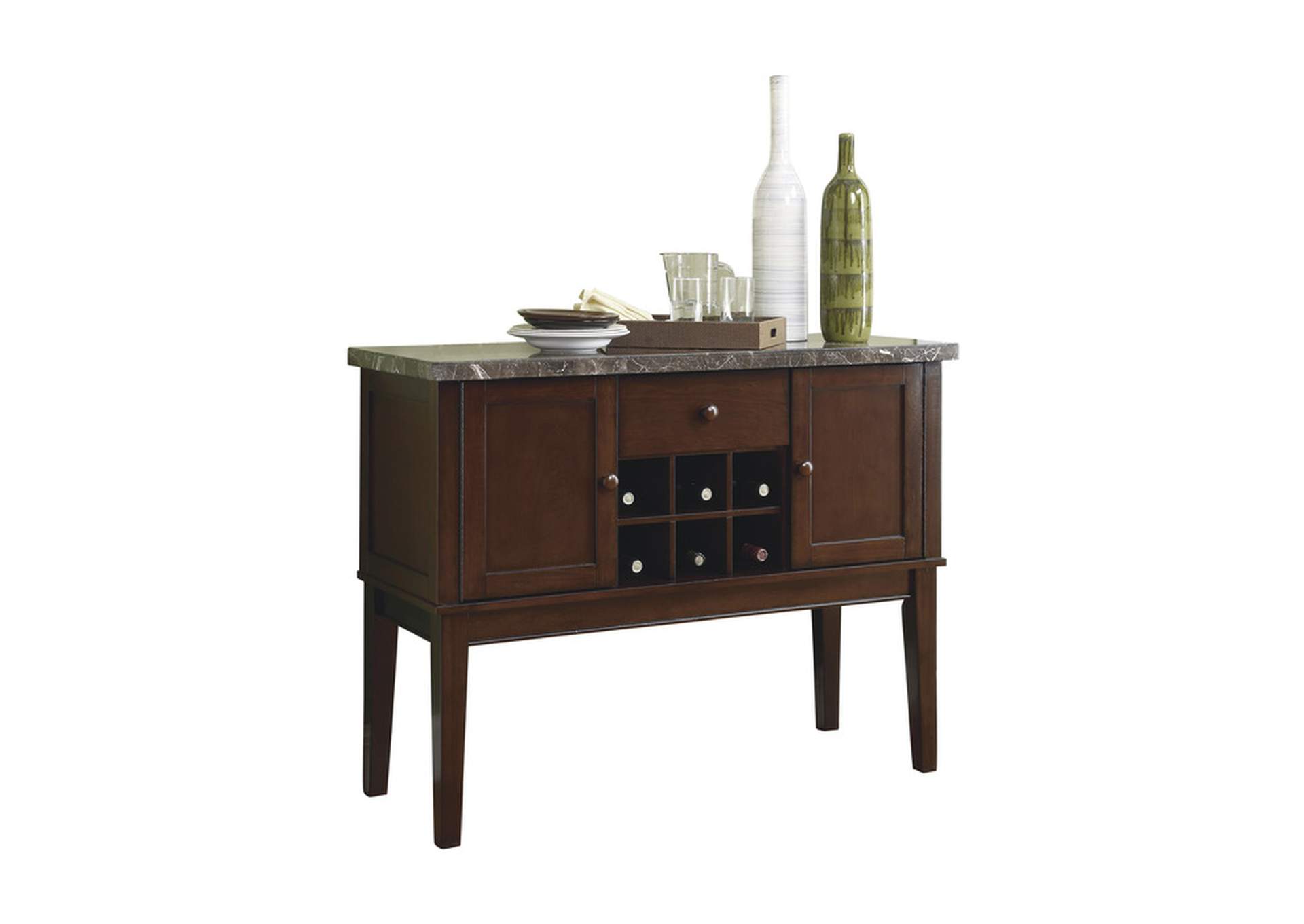 Decatur Server, Marble Top,Homelegance