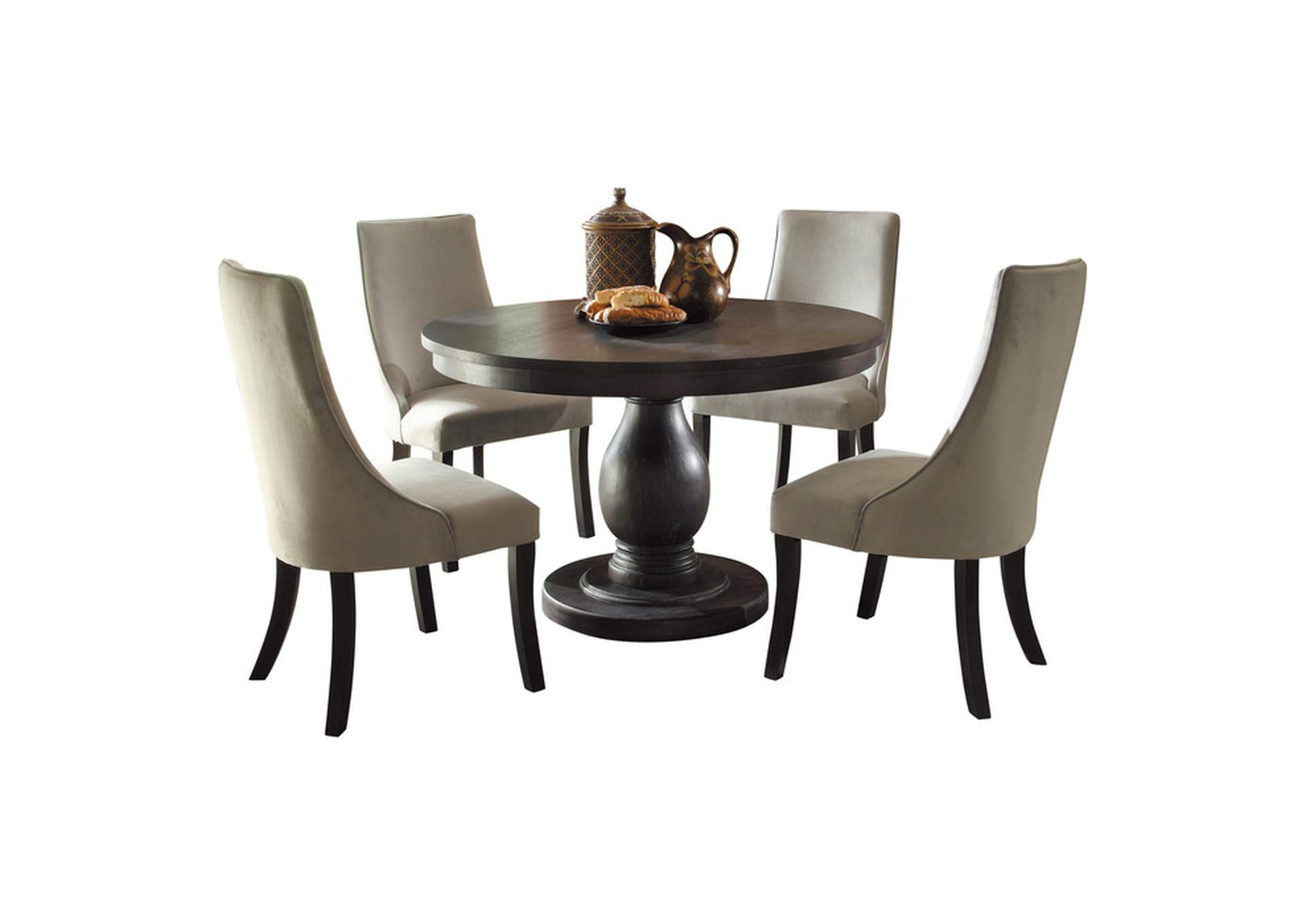 5 Piece Dining Set (Tb+4S),Homelegance