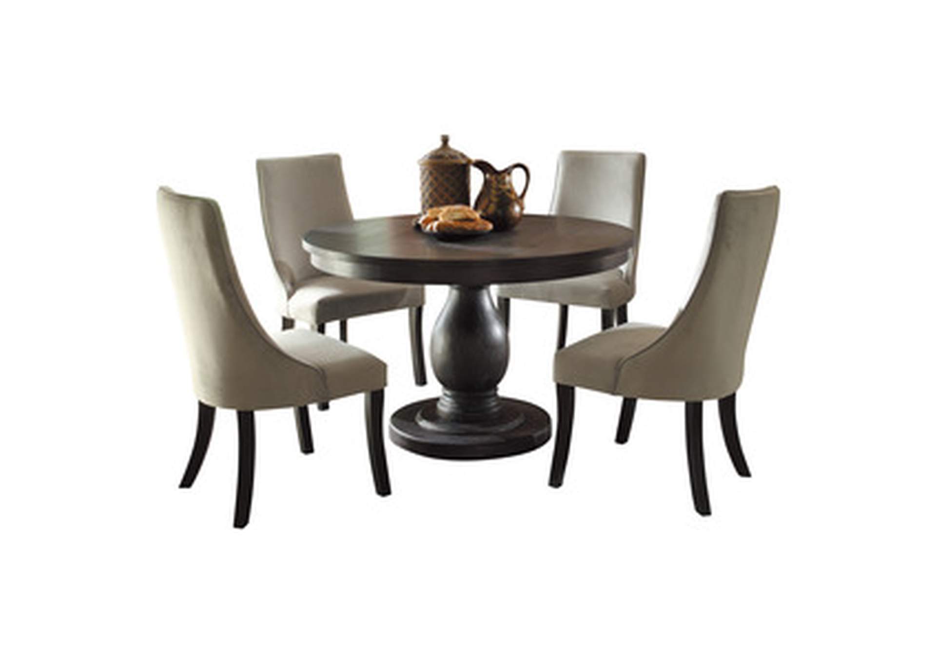 5 Piece Dining Set (Tb+4S),Homelegance