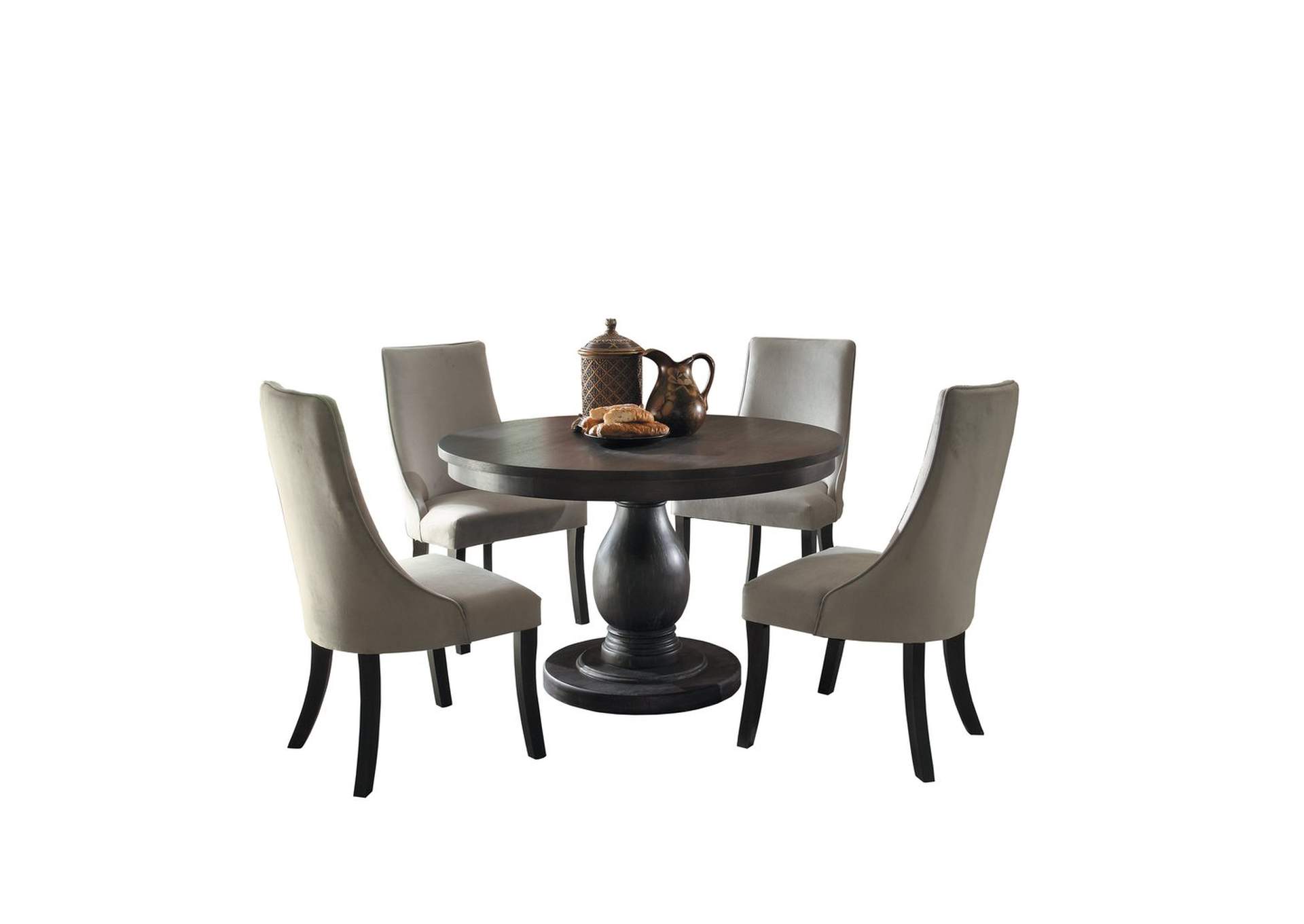 Side Chair; Velvet,Homelegance