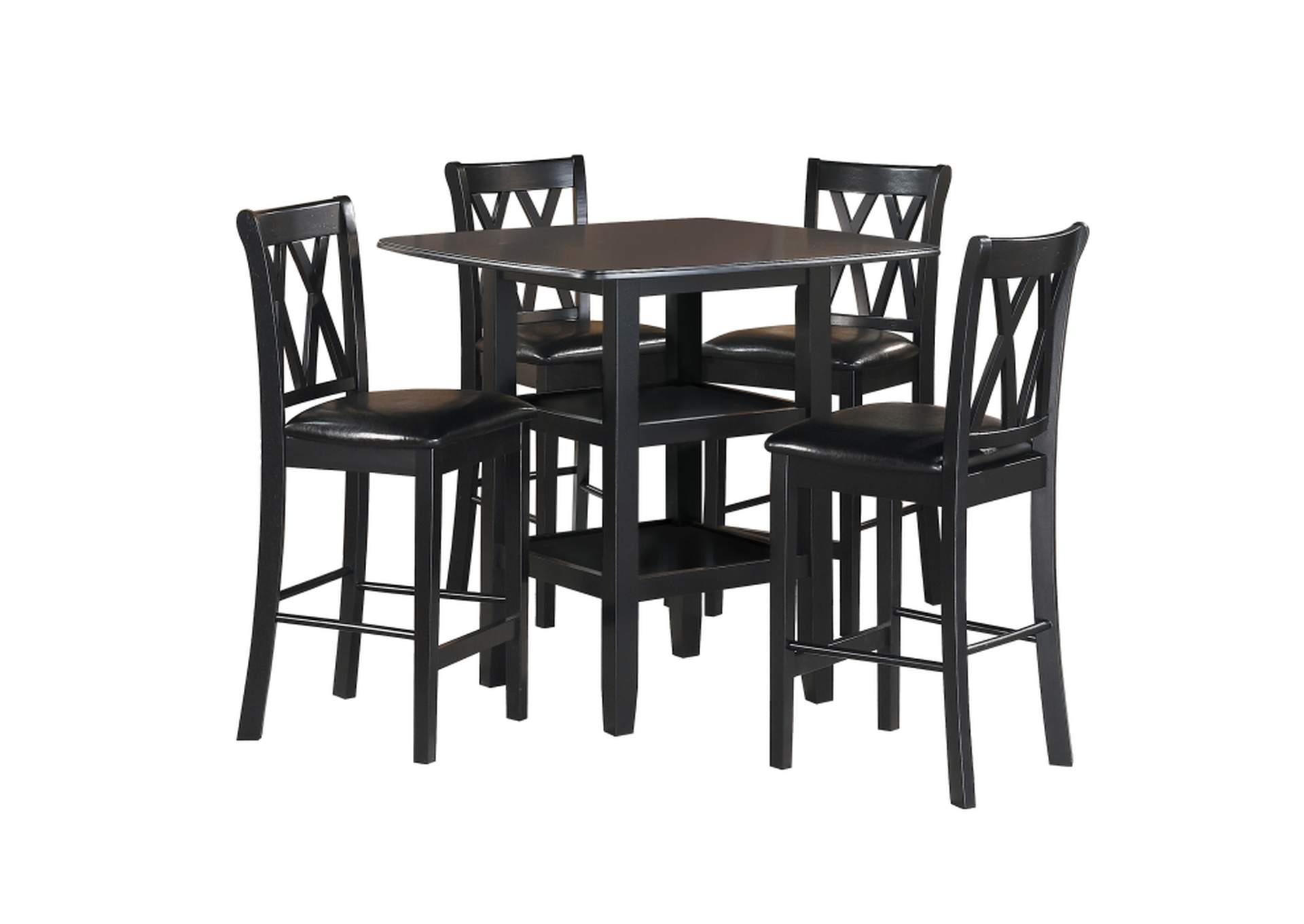 Norman 5 Piece Counter Height Set,Homelegance